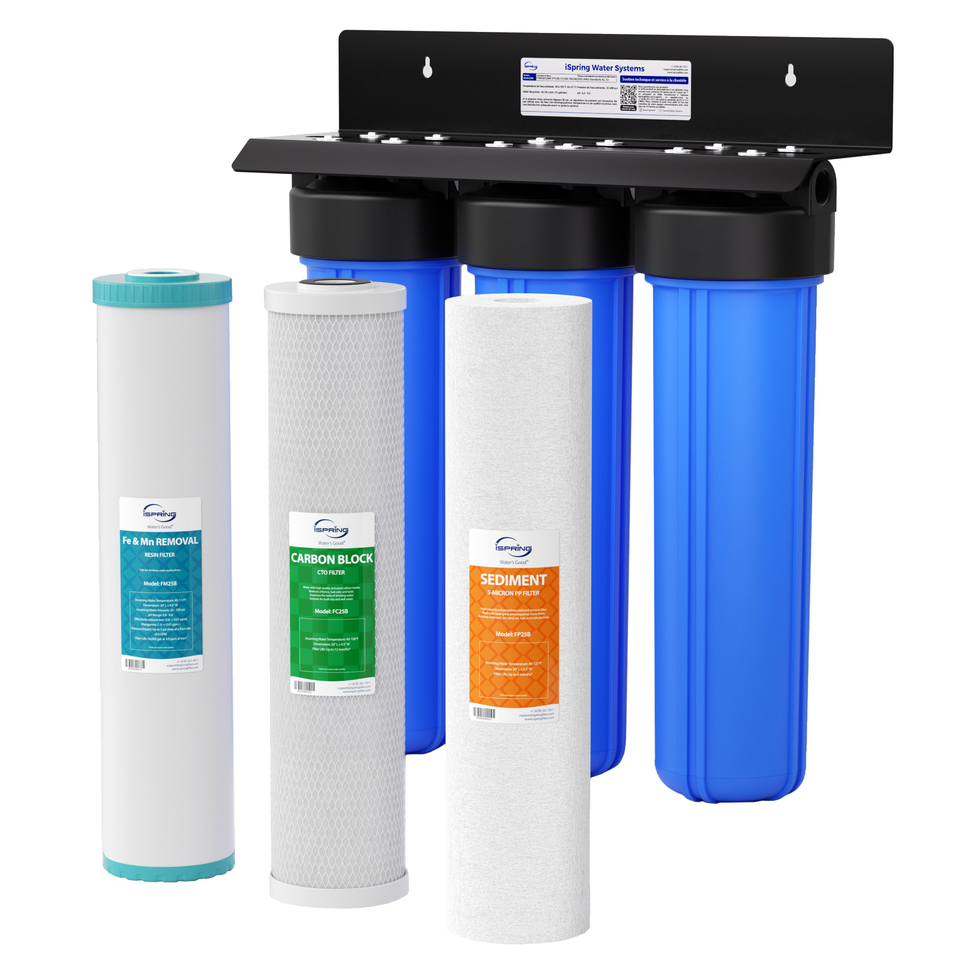 iSpring 3-stage Whole Home Water Filter System