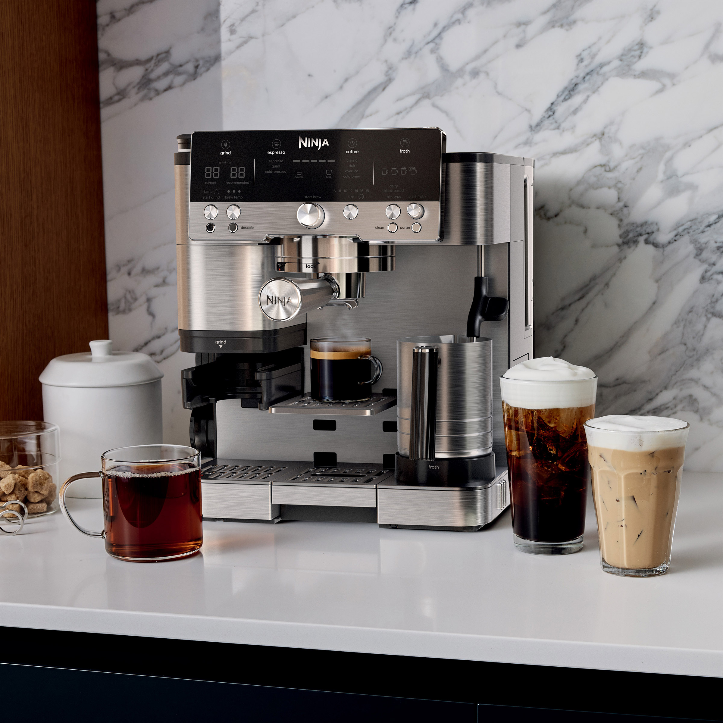 Ninja Luxe Café Signature Series 3-in-1 Espresso, Coffee and Cold Brew Machine