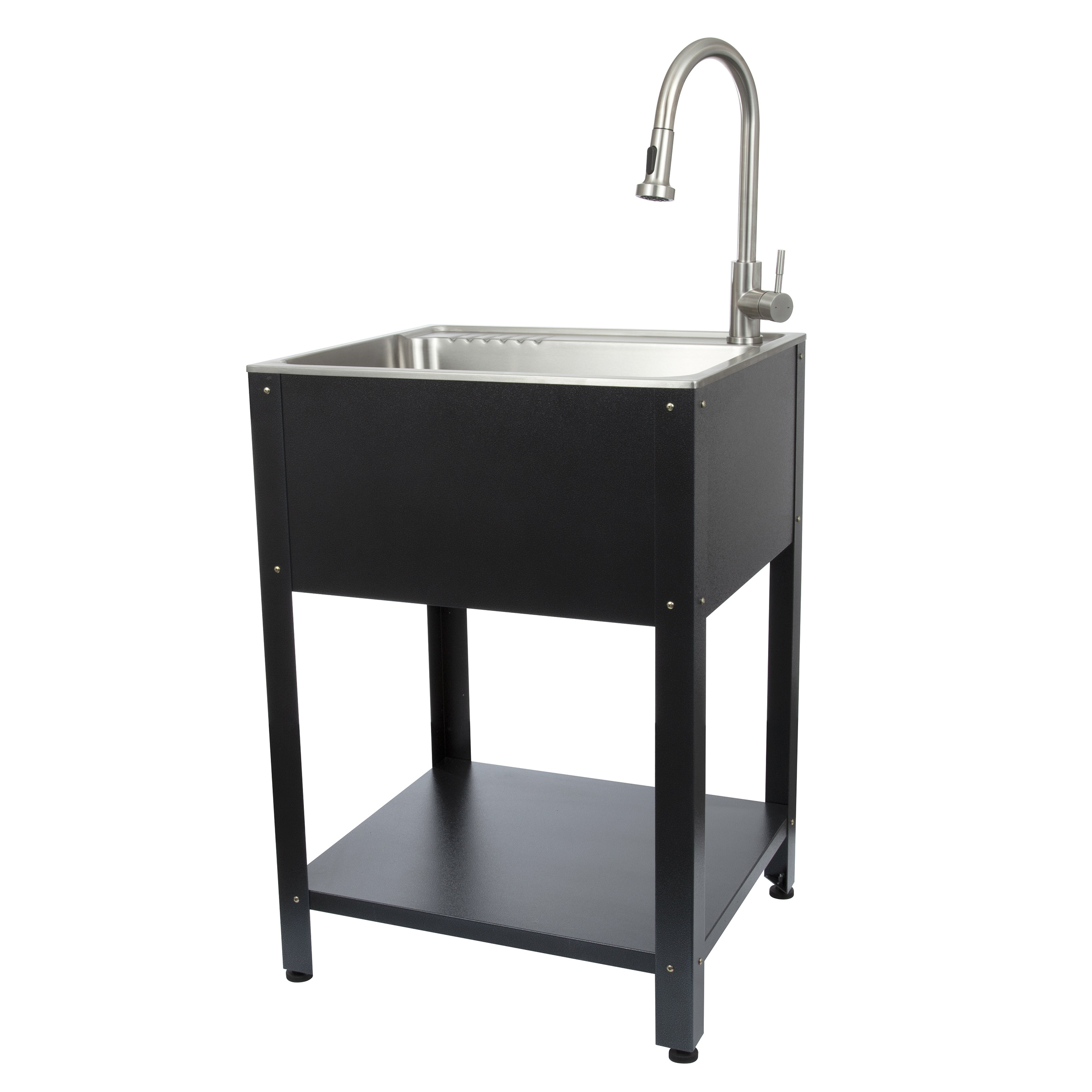 Transform 24.2 in. Freestanding Utility Sink With Faucet