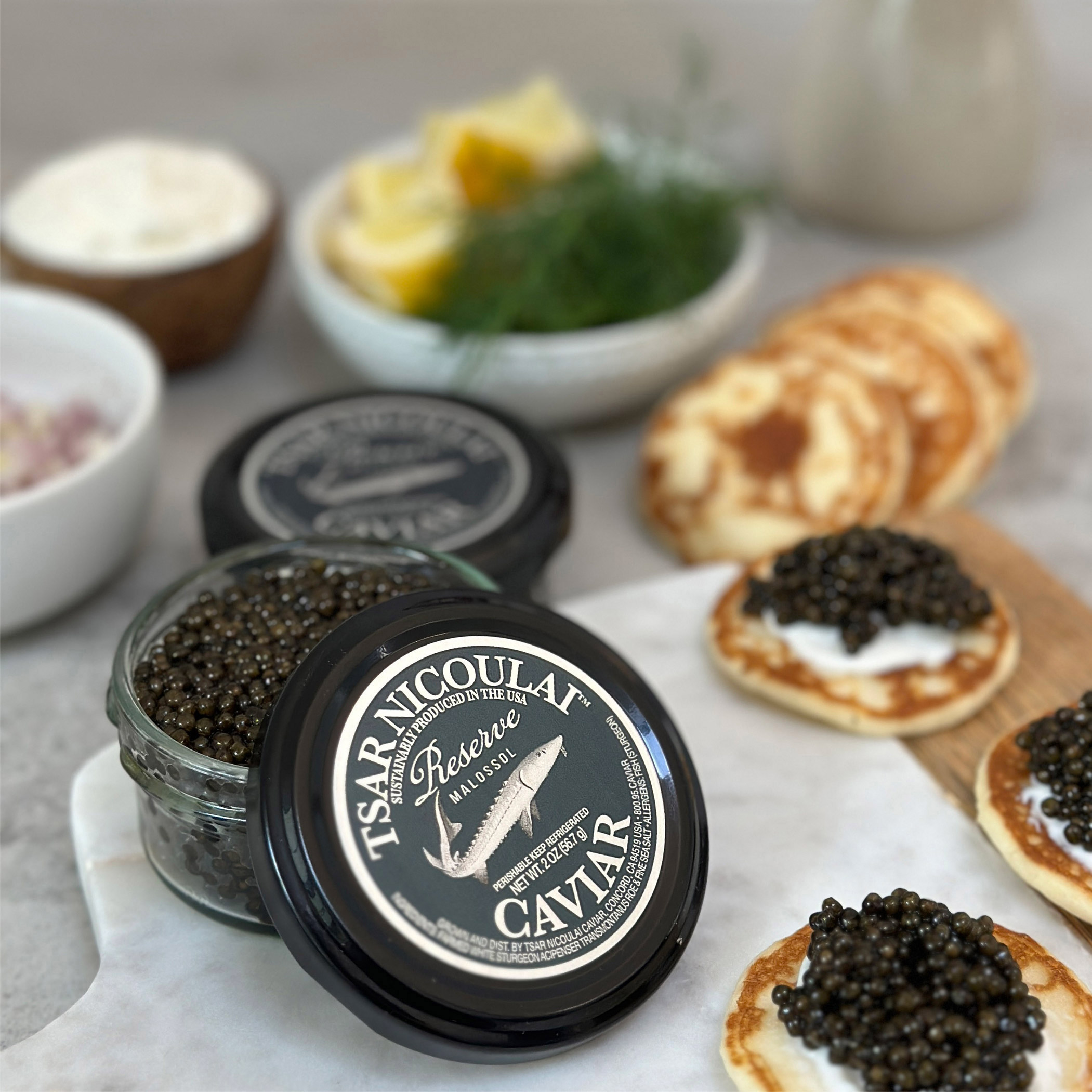 Tsar Nicoulai Reserve Caviar 2oz, 2-pack, 4oz Total | Costco