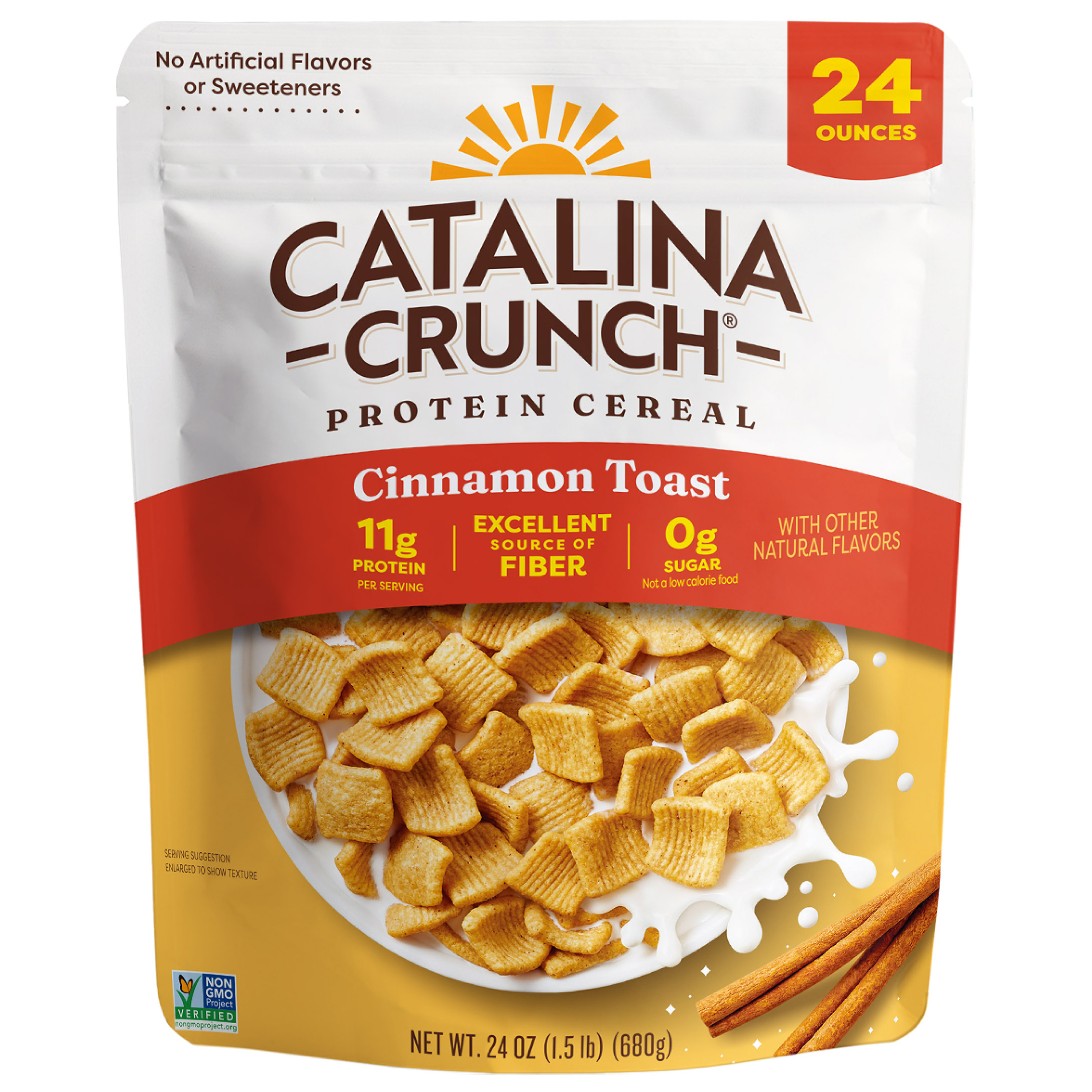 Catalina Crunch Protein Cereal, Cinnamon Toast, 24 oz