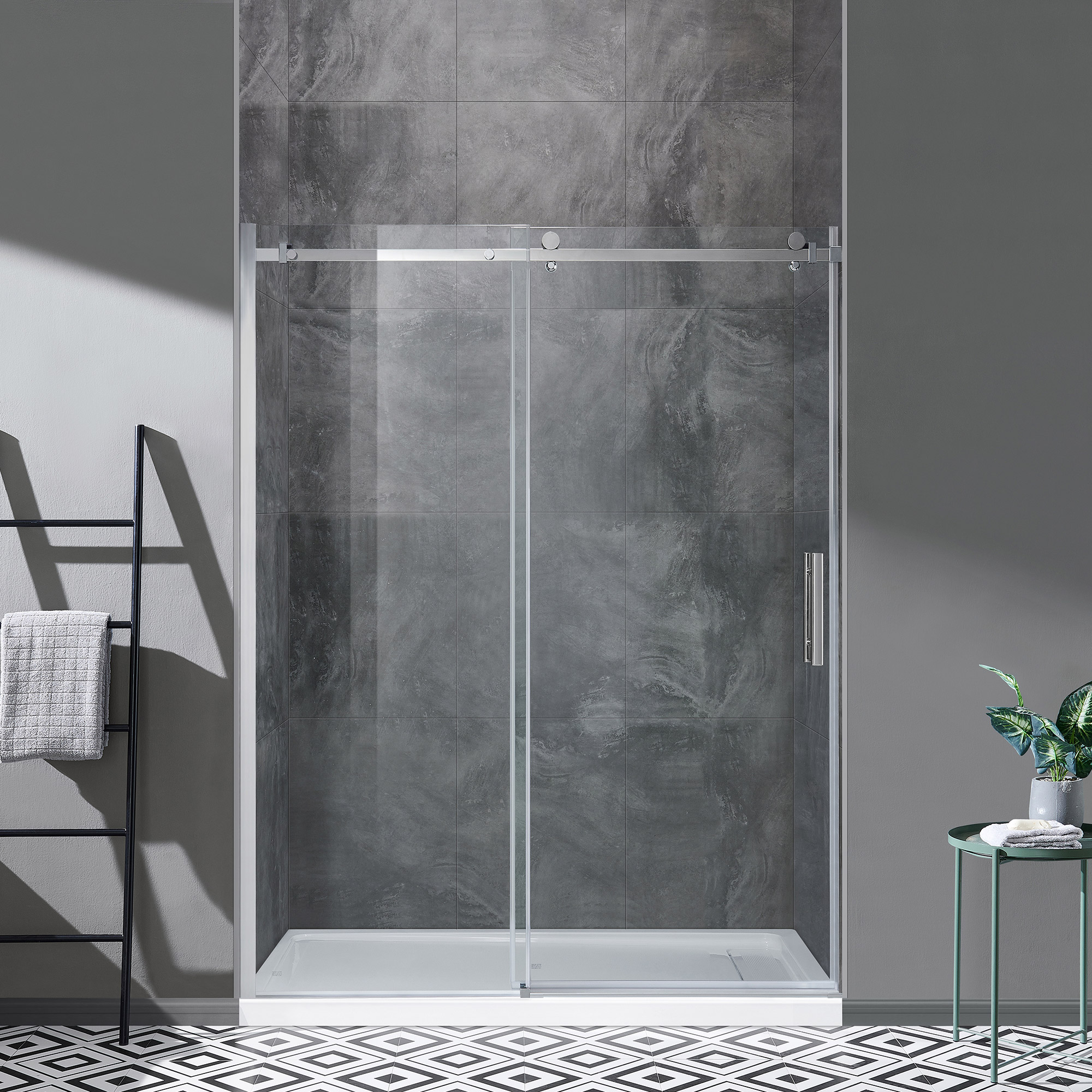 OVE Decors Kelsey Frameless Sliding Shower Door