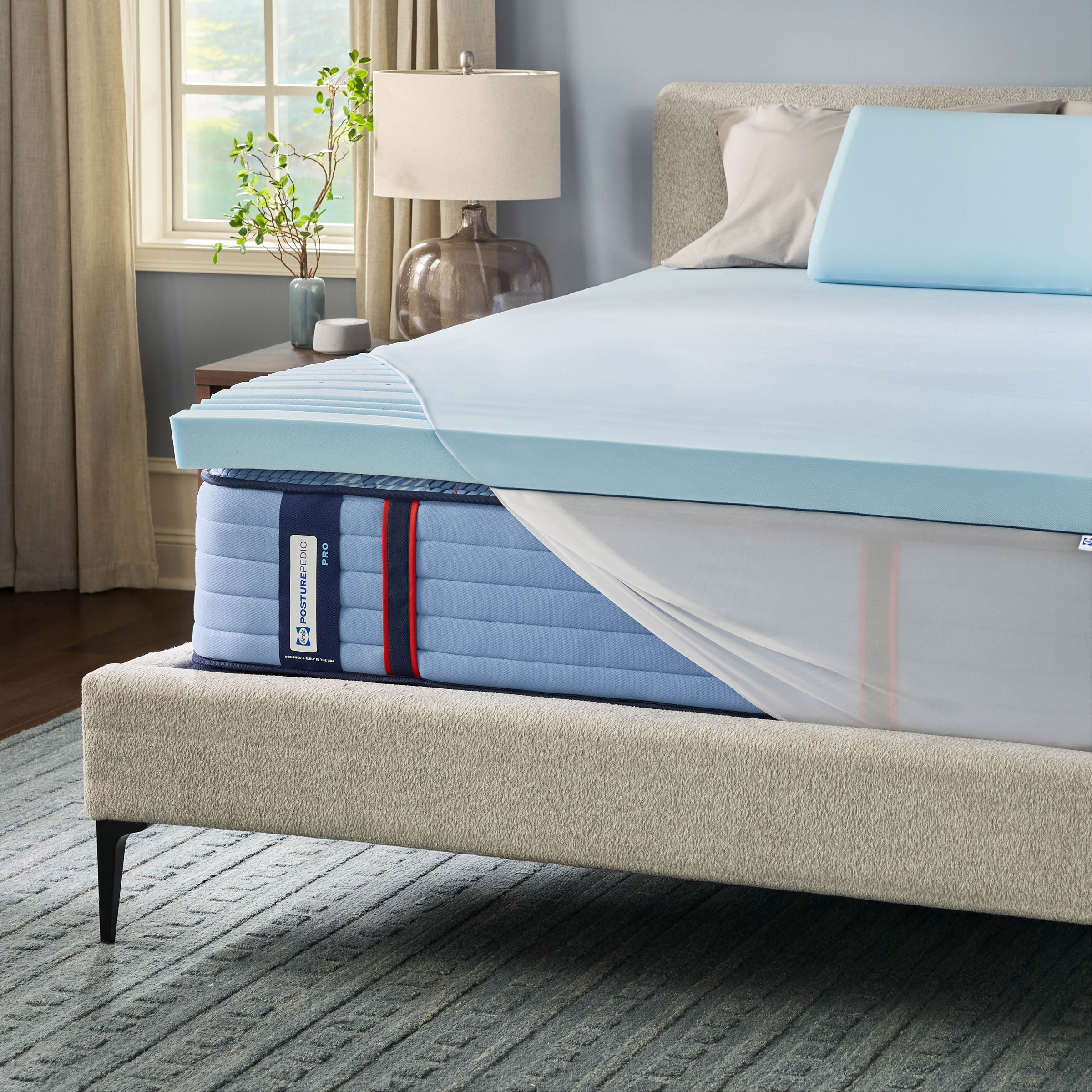 Sealy Posturepedic Zoned Memory Foam Mattress Topper | Costco