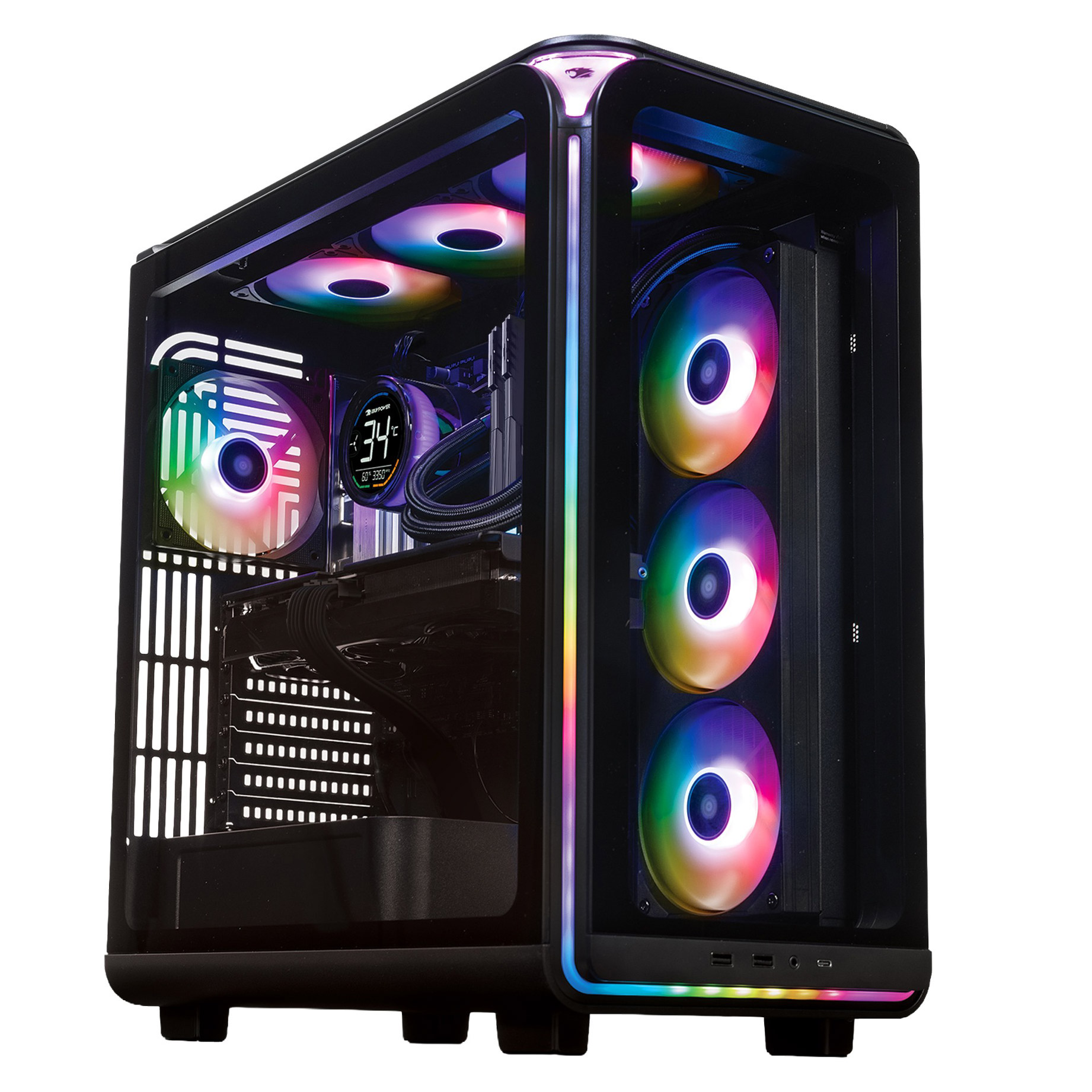 iBUYPOWER Element Gaming PC Desktop - AMD Ryzen 7 9800X3D - NVIDIA