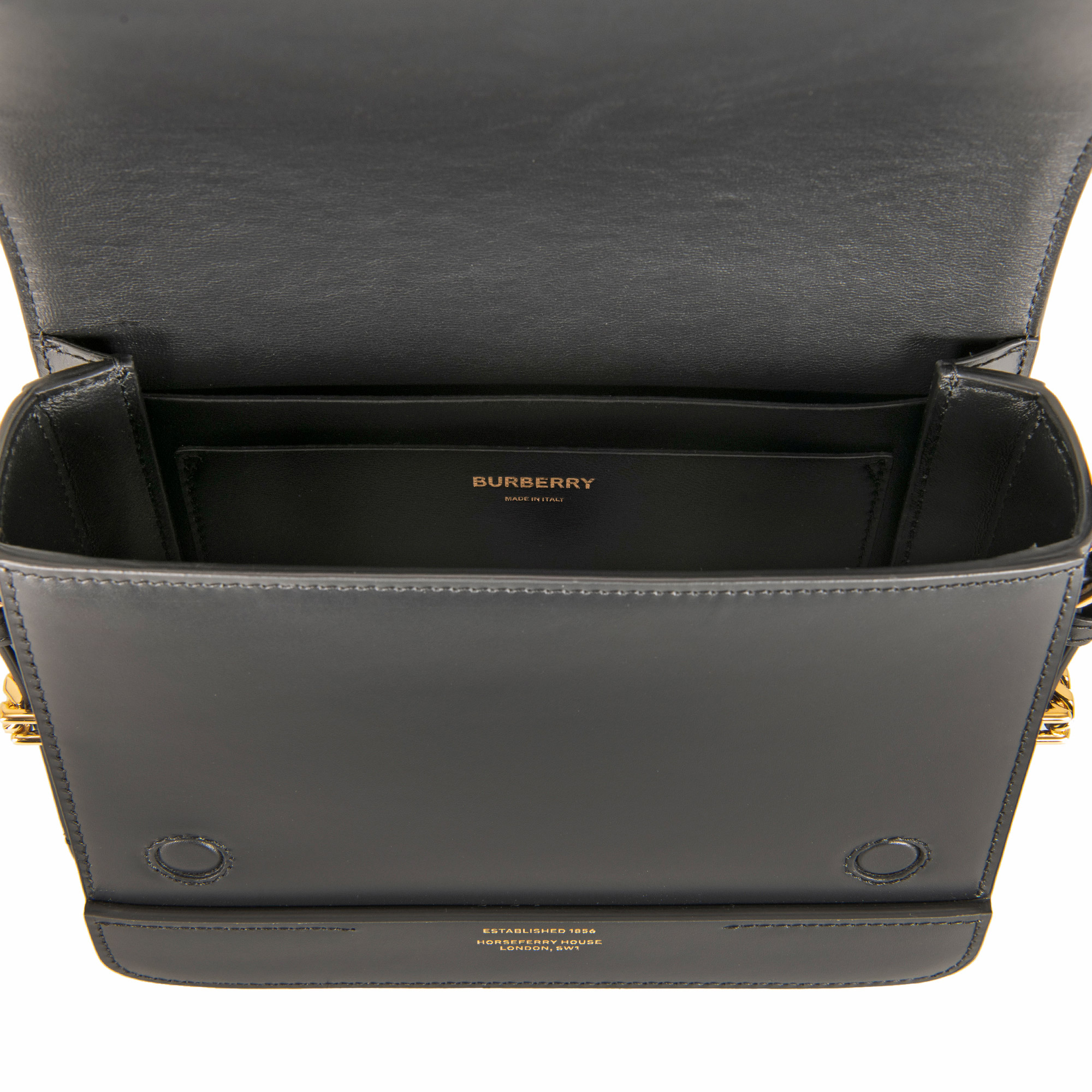 Burberry Grace Leather Shoulder Bag, Black | Costco