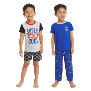 LANDS' END KIDS' 4PC PJ SET