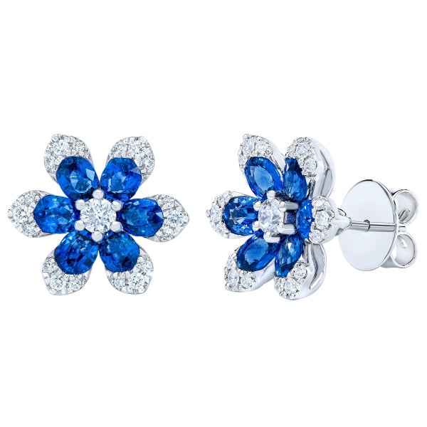 MILK X SODA RETRO STAR EARRINGS BLUE MILK X SODA RETRO STAR EARRINGS BLUE