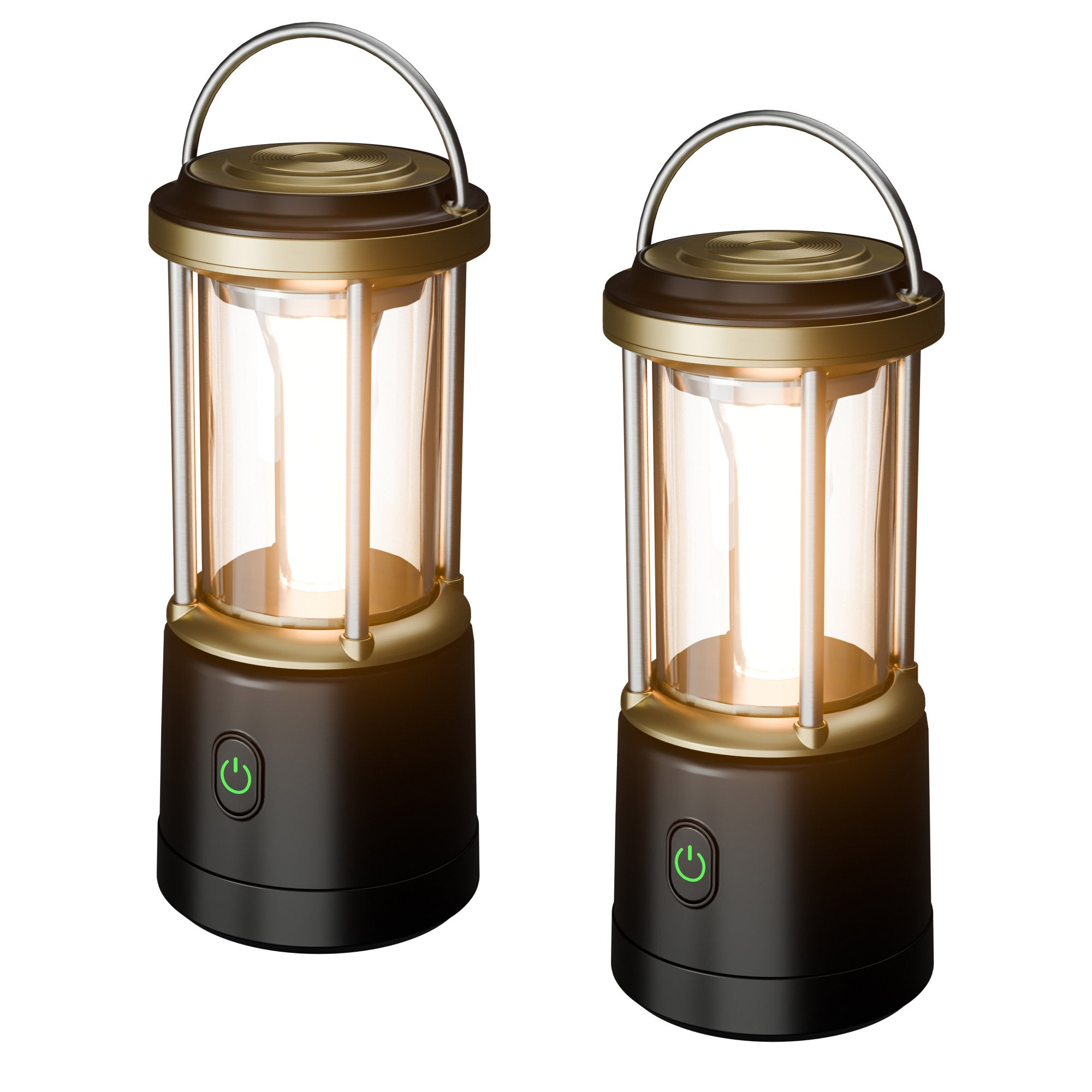 Lepro Battery Powered LED Portable Camping Lantern, 2-pack