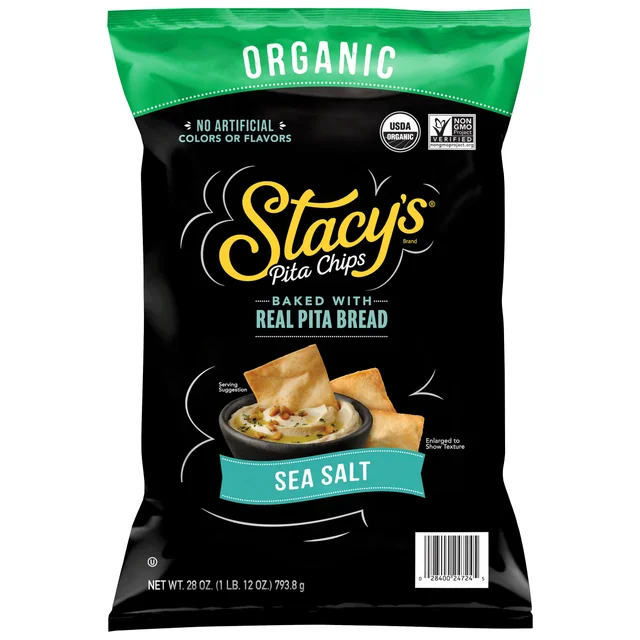 STACY'S ORGANIC PITA CHIPS 28 OZ