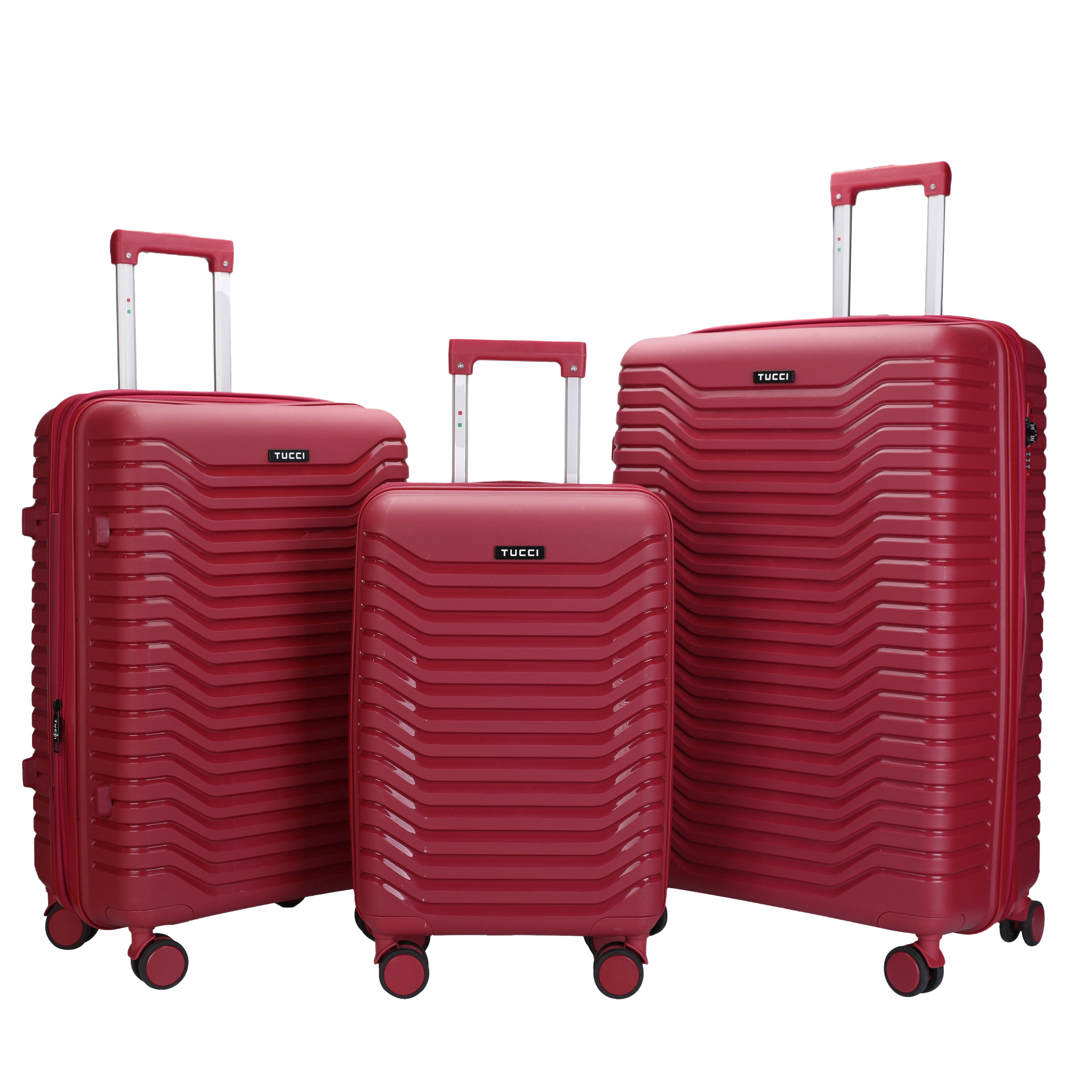 Tucci Presa Di Ferro - 3-piece Hardside Expandable Spinner Luggage Set