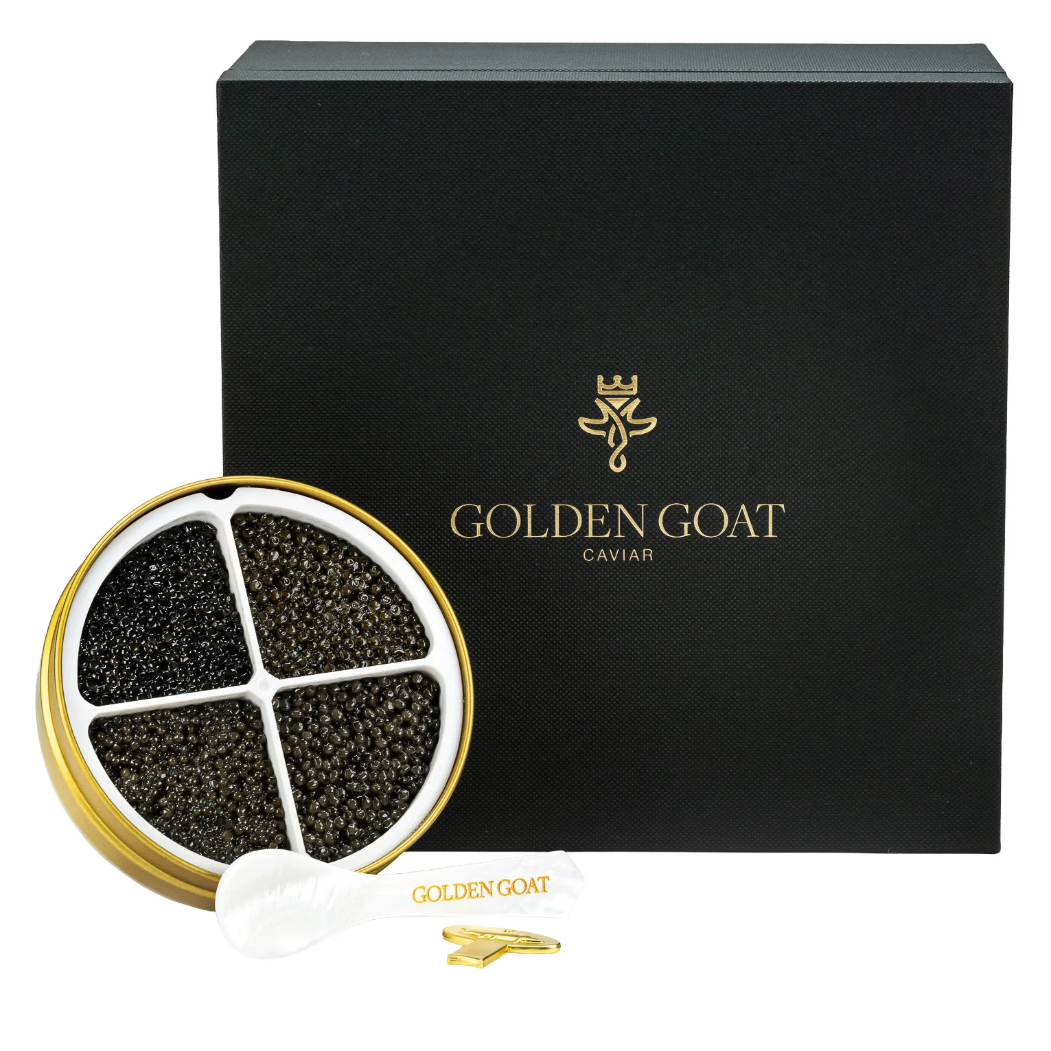 Golden Goat Caviar Prestige Collection Tasting Gift Tin  4.9oz