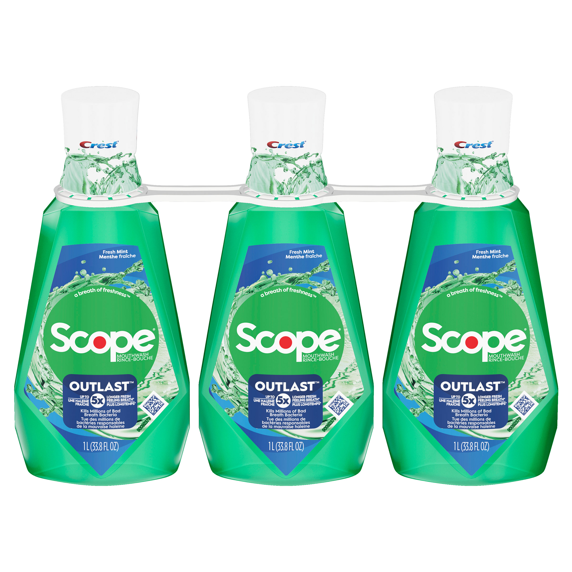 Scope Mouthwash, 3 x 1 L