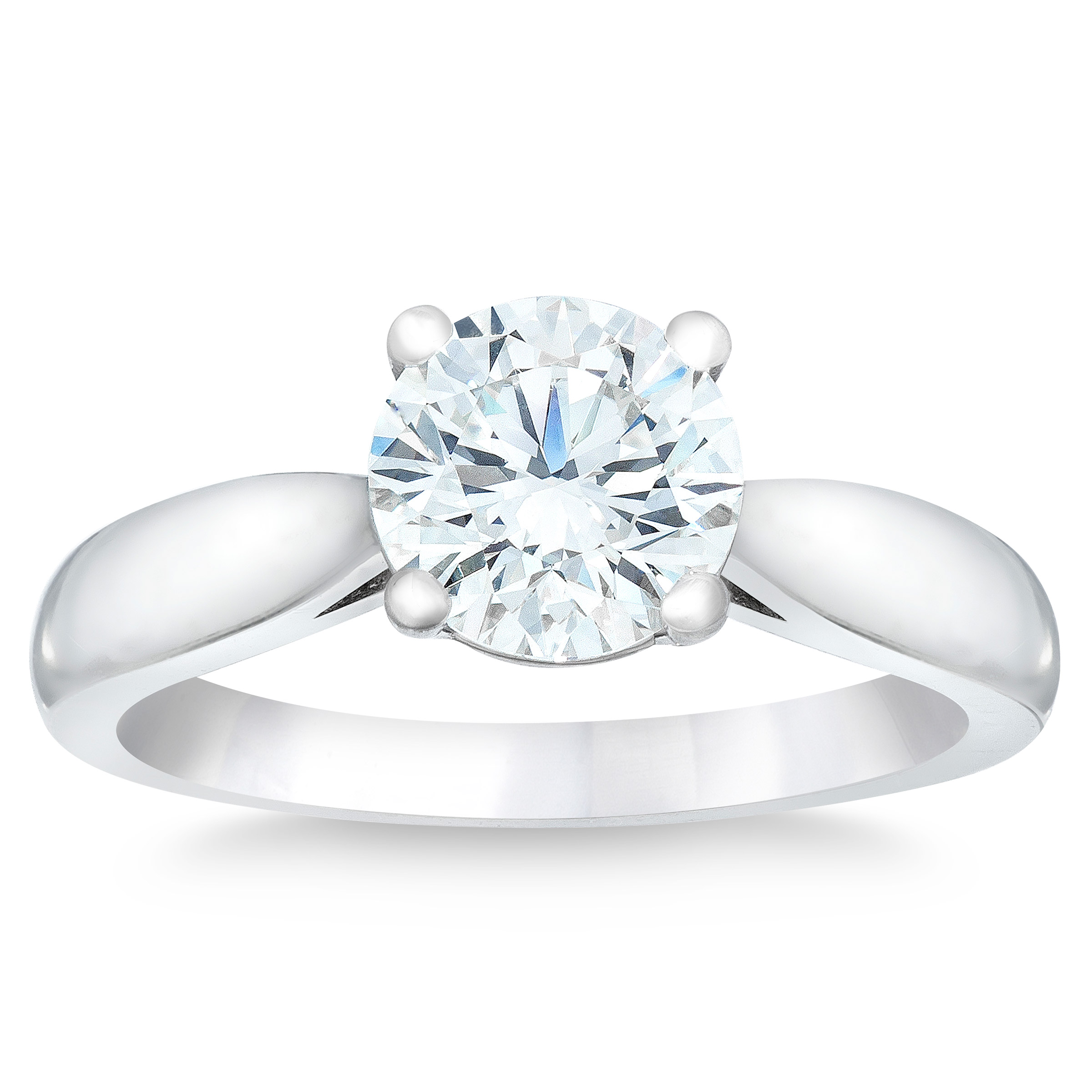 Round Brilliant Solitaire Diamond Ring (1.46 ct)