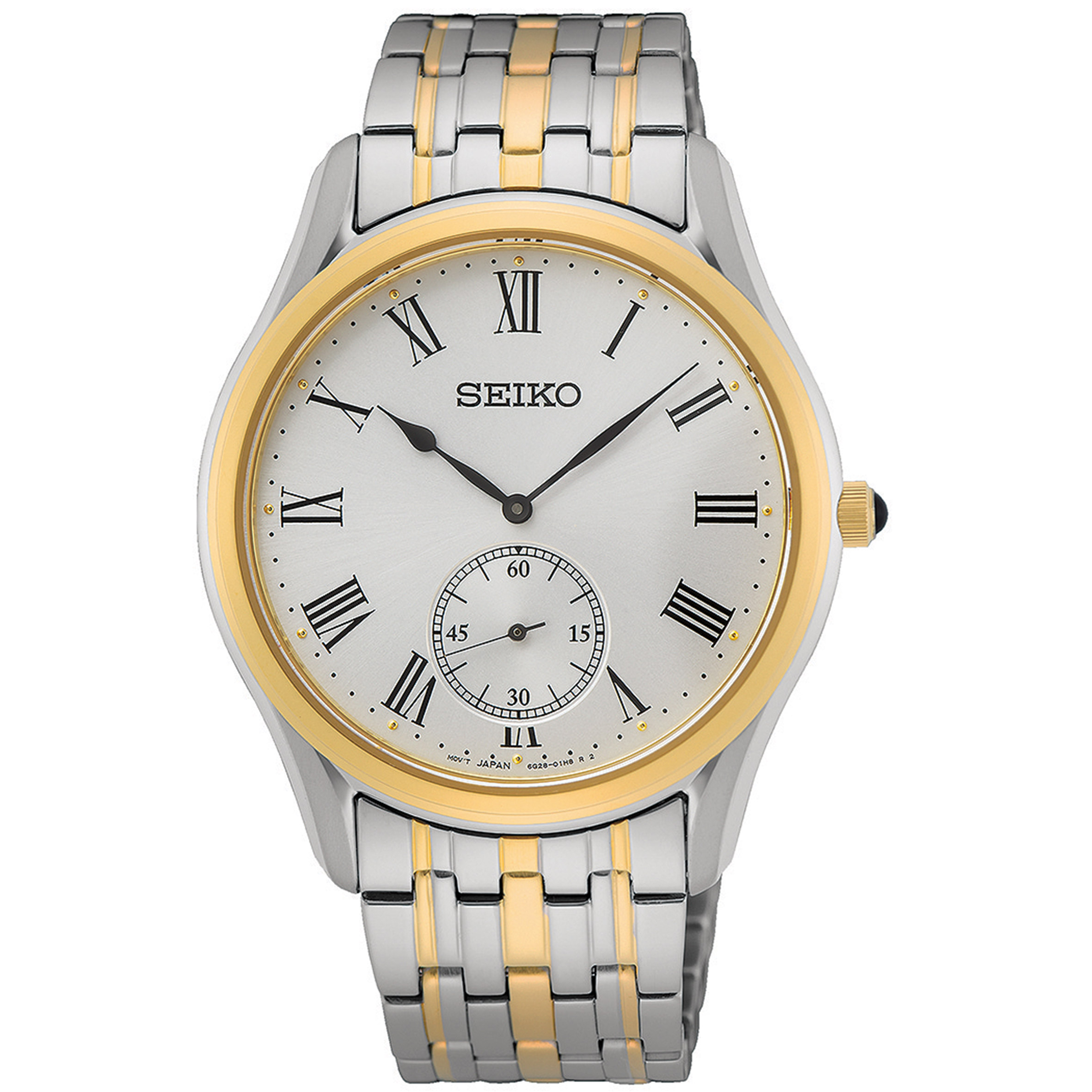 Seiko Two-Tone White Dial Men's Watch | Costco