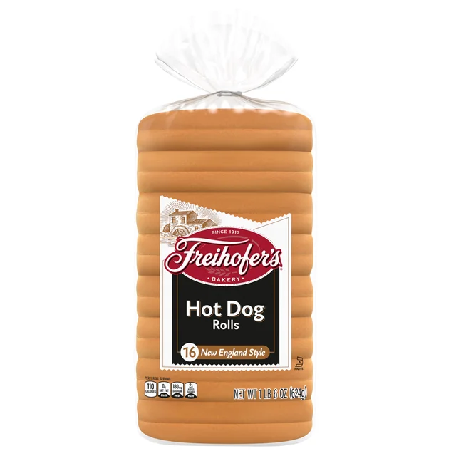 FREIHOFER'S NEW ENGLAND STYLE BUNS 16 CT (1.37 LBS)