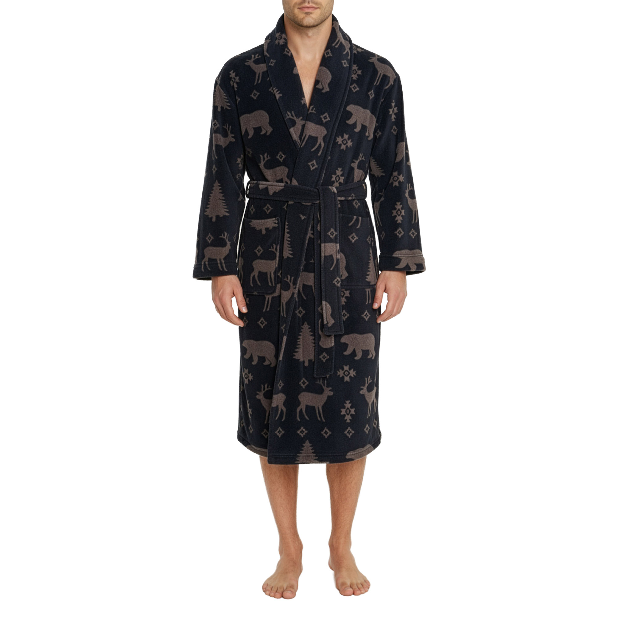 Weatherproof Men's Plush Robe