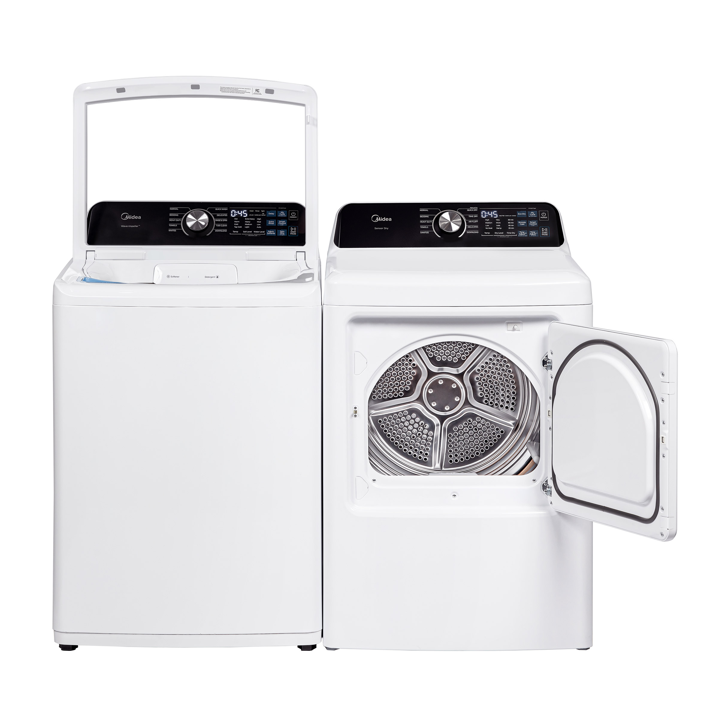 Midea Top Load Washer and Gas Dryer Laundry Pair - Thumbnail 4