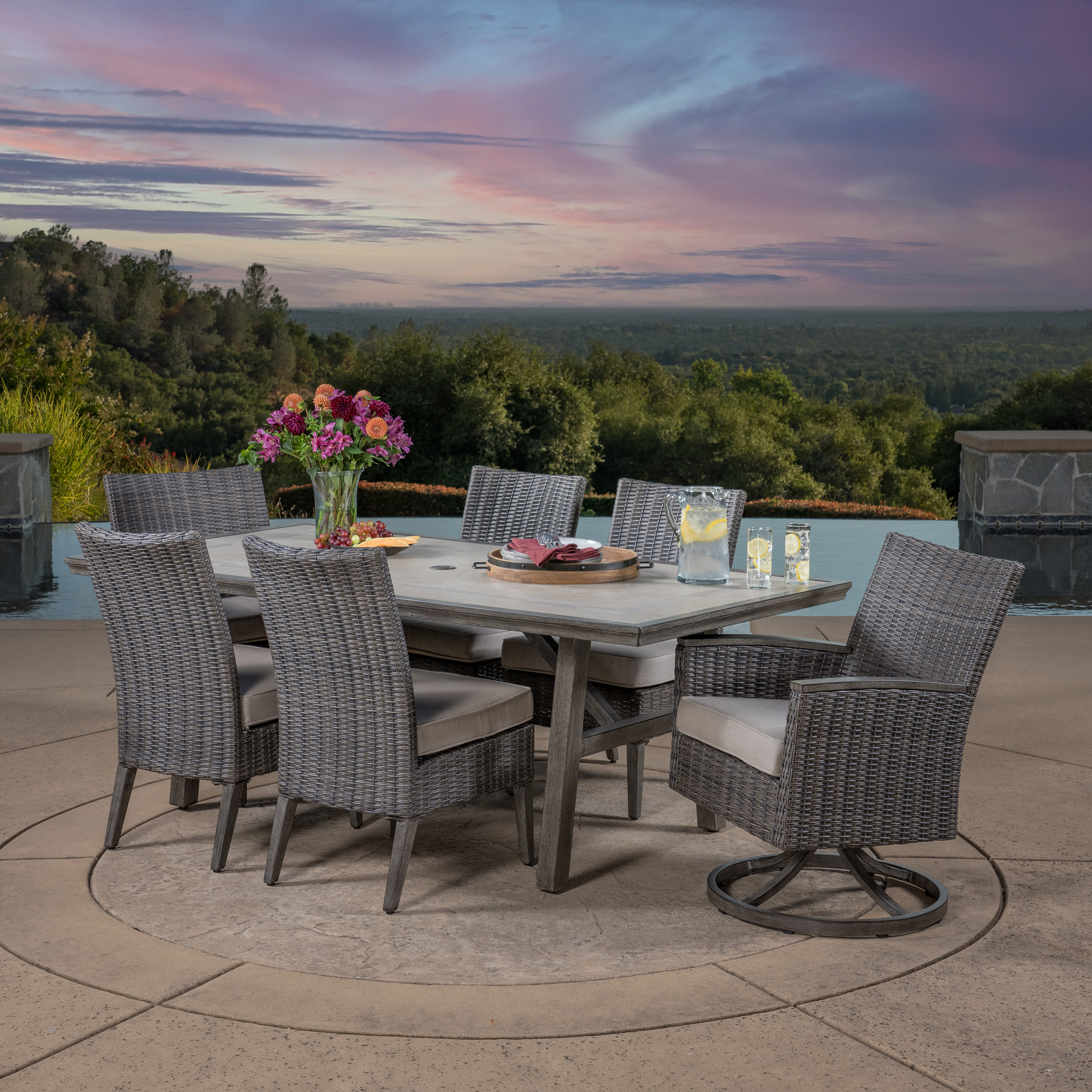 Vineyard 7-piece Patio Dining Set