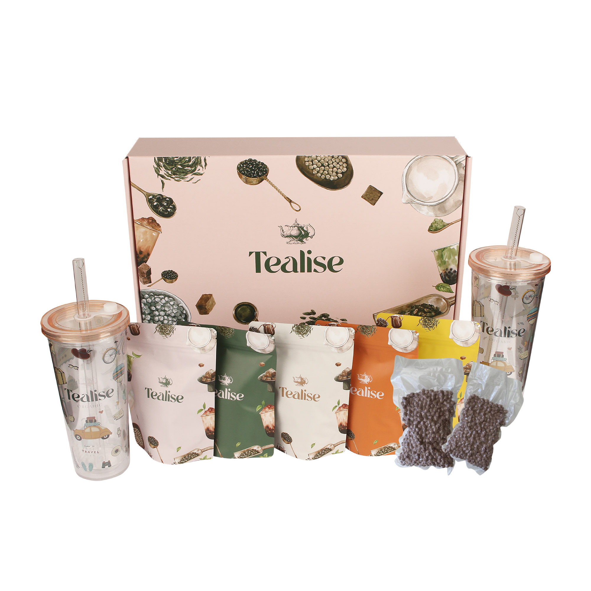 Tealise Jumbo Boba Tea Kit 