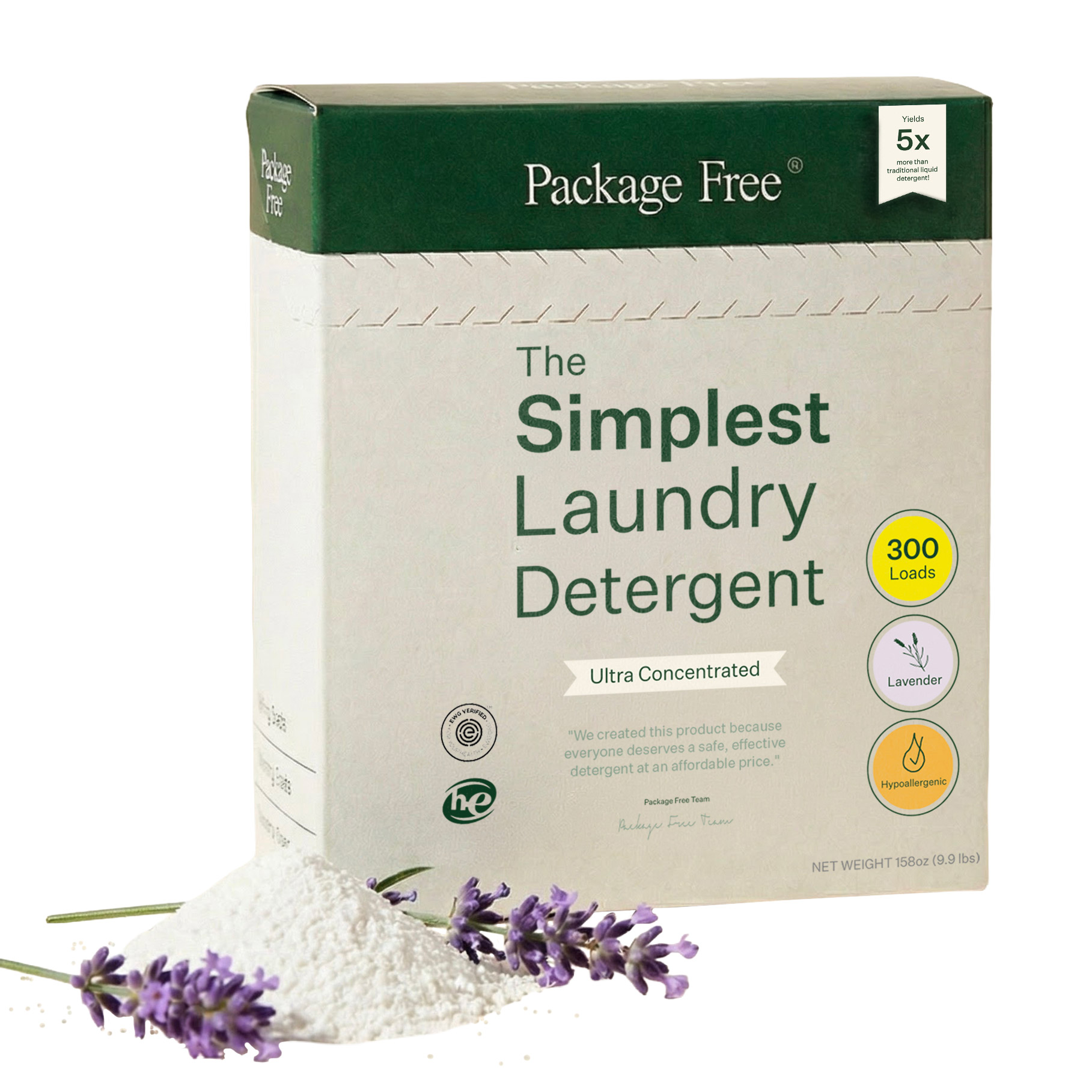 Package Free Simplest Baby Laundry Detergent Powder