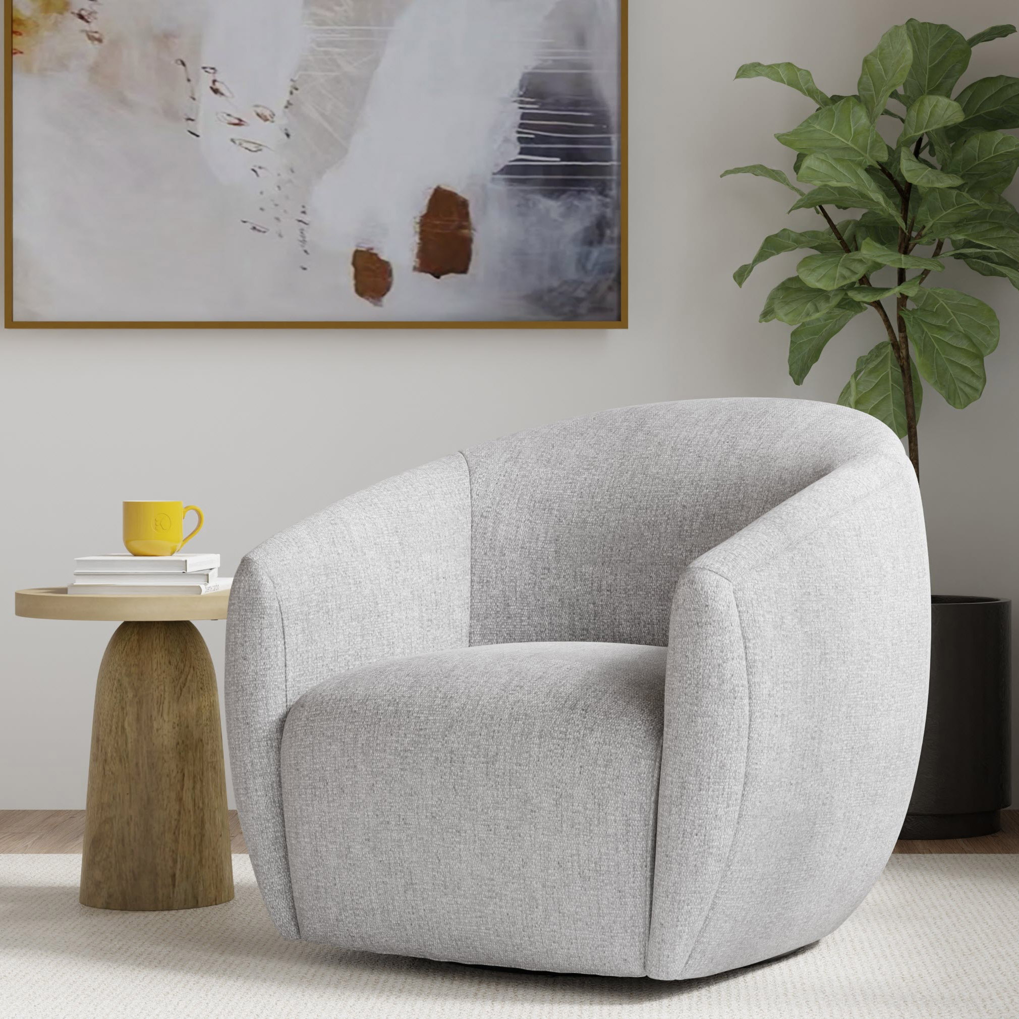 Nice Link – Dixie Fabric Swivel Chair