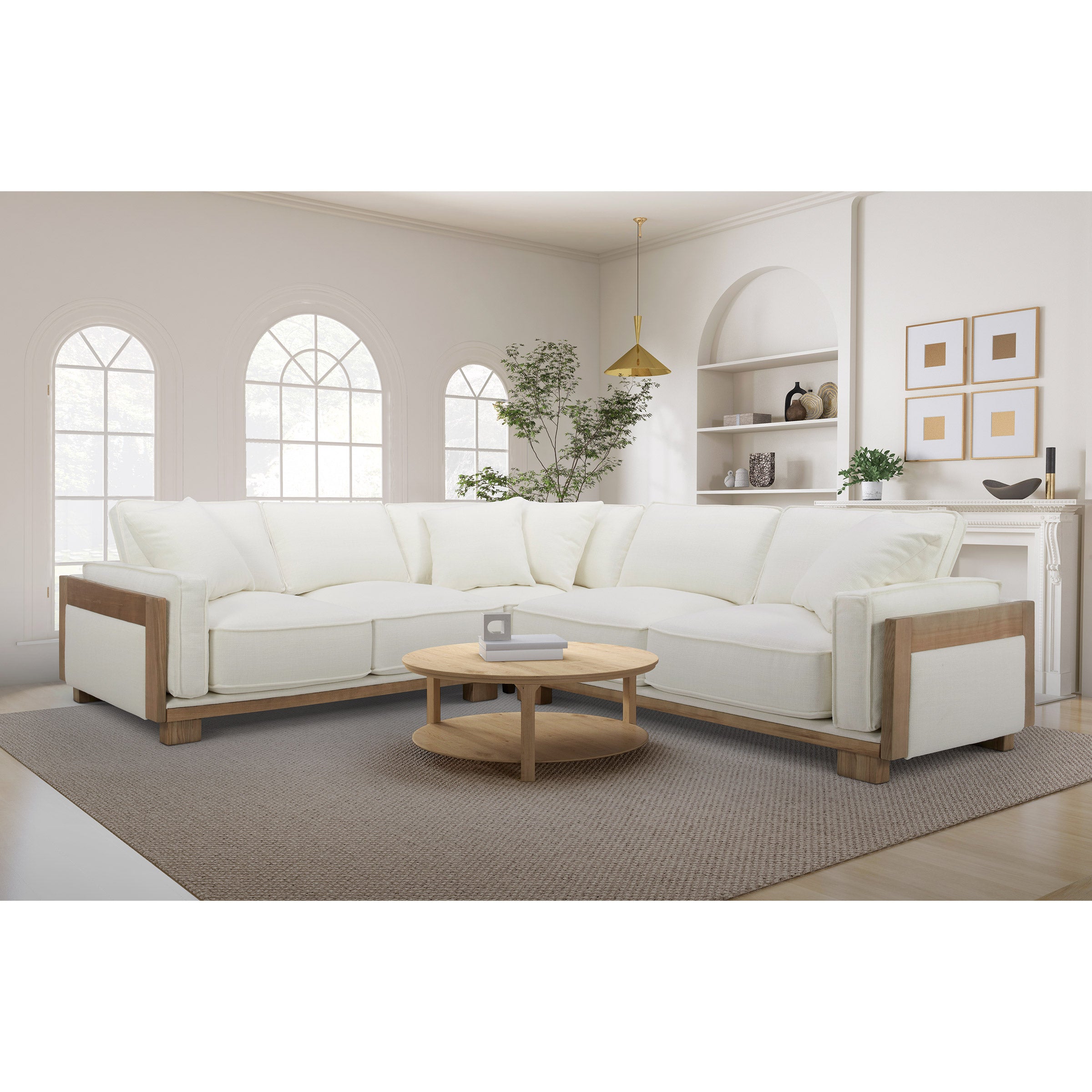 Lerena Fabric Sectional | Costco