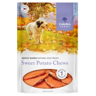 CALEDON FARMS SWEET POTATO CHEWS 36 OUNCE