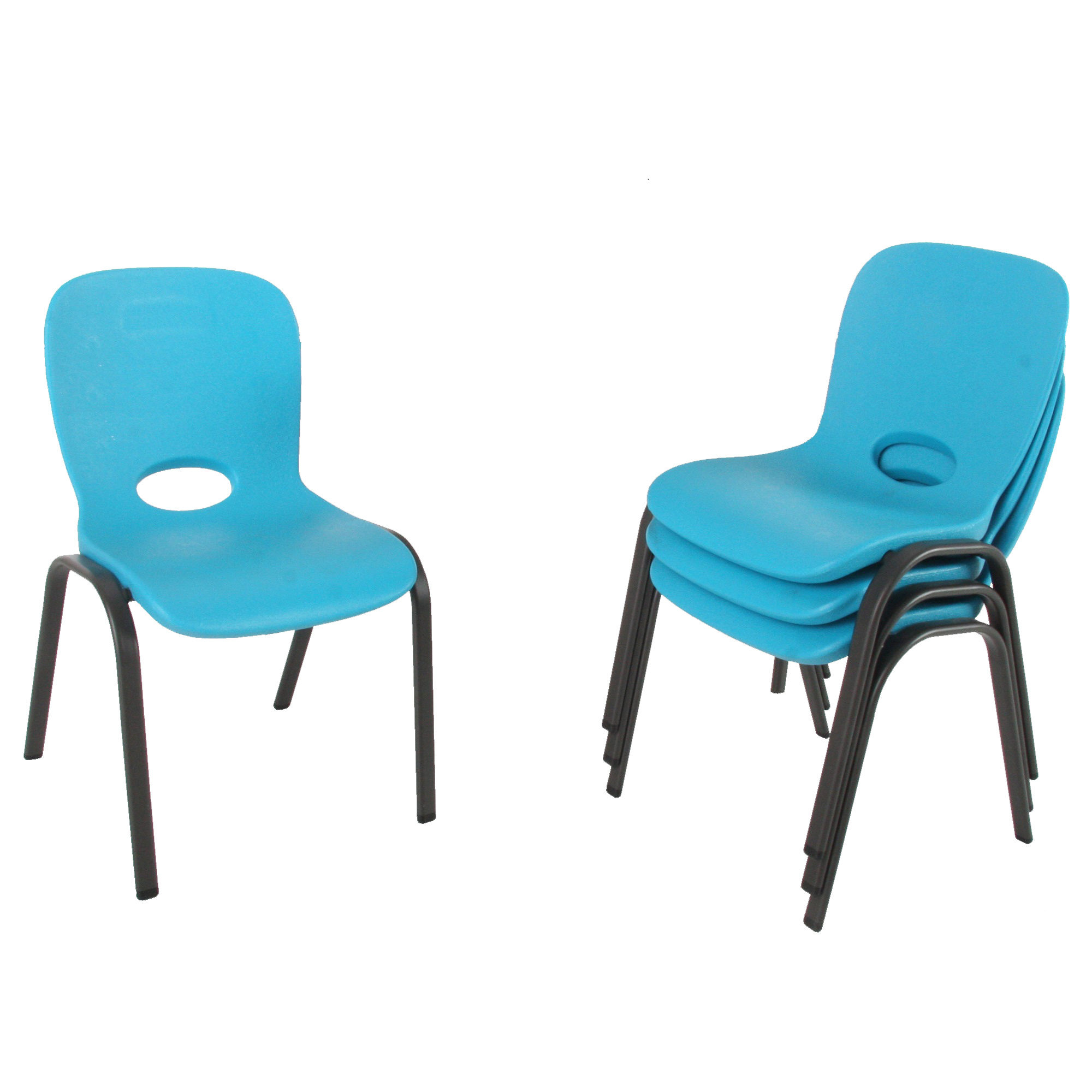 Lifetime Contemporary Children s Stacking Chairs 4 pack Costco