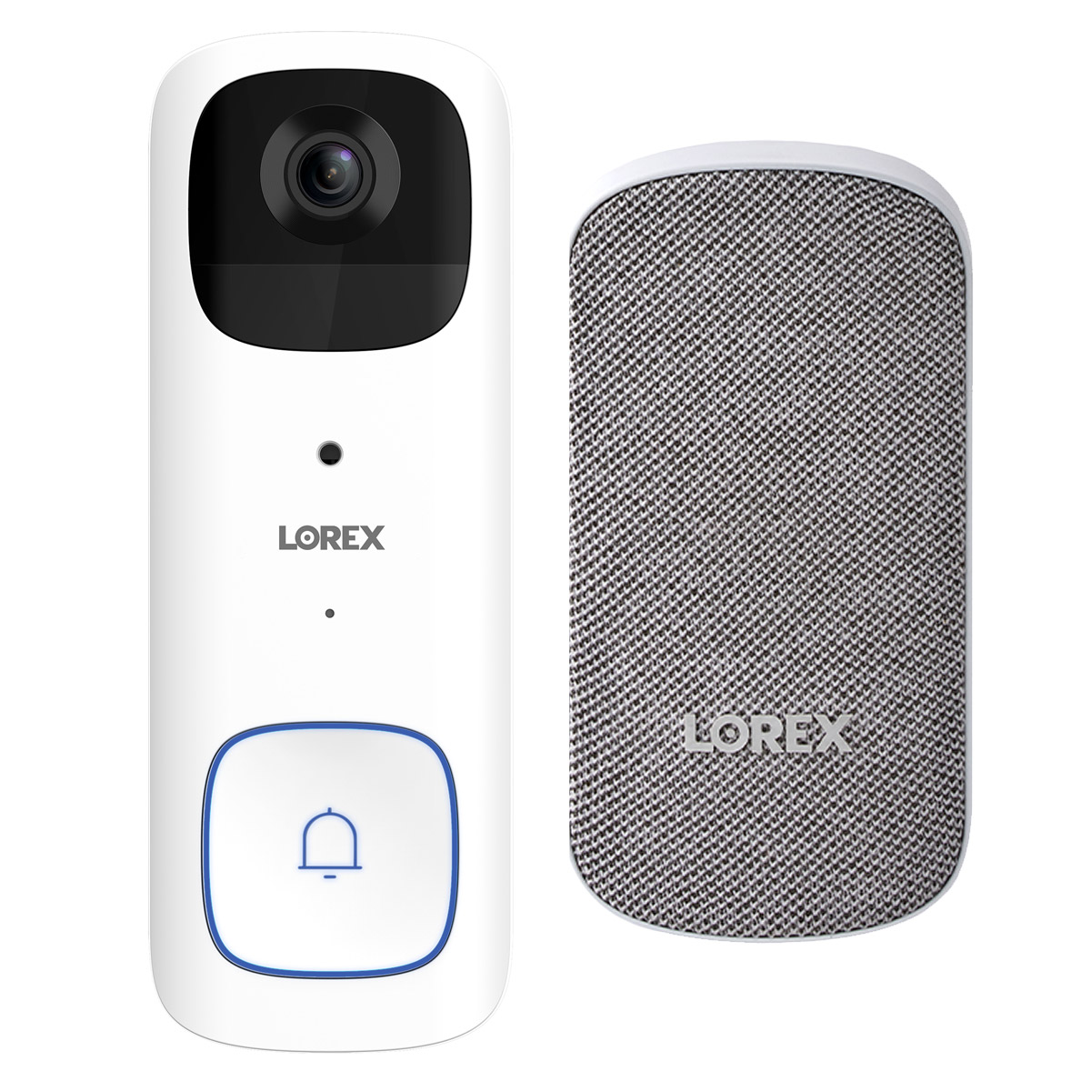 Lorex 2K Battery Video Doorbell with Wi-Fi Chimebox