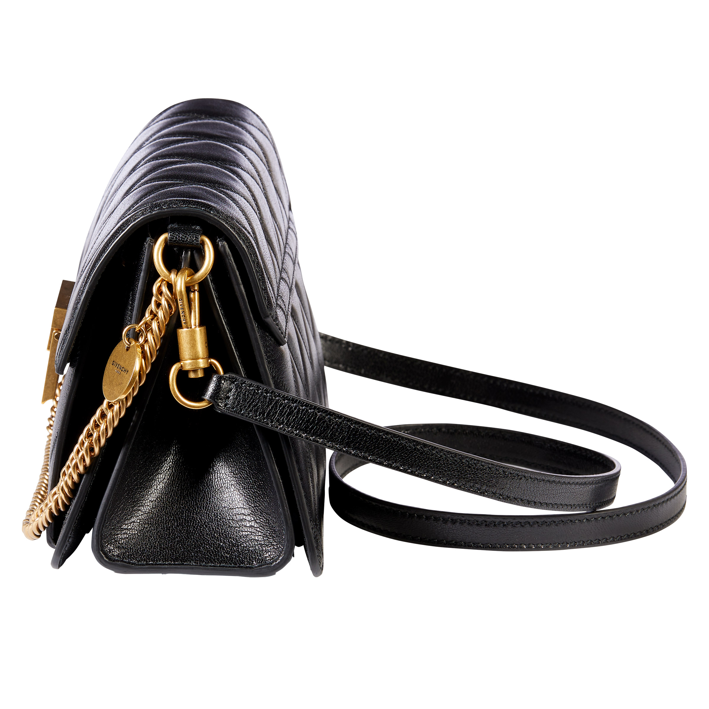 Givenchy GV3 Sm Quilted Shoulder Bag, Black | Costco