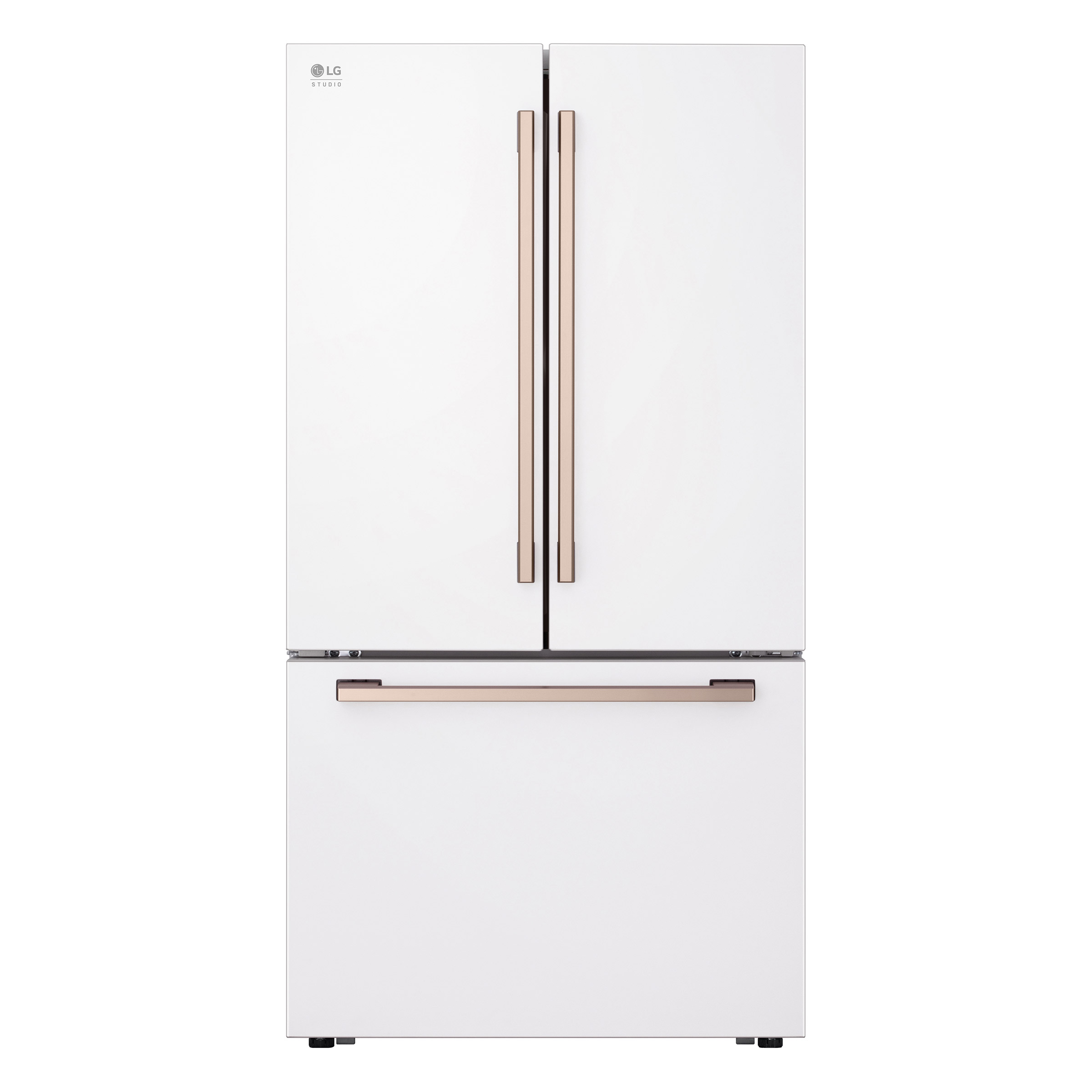 LG STUDIO 36 in. 27 cu.ft  . Essence White Counter-Depth Max French Door  Refrigerator with Internal Water Dispenser