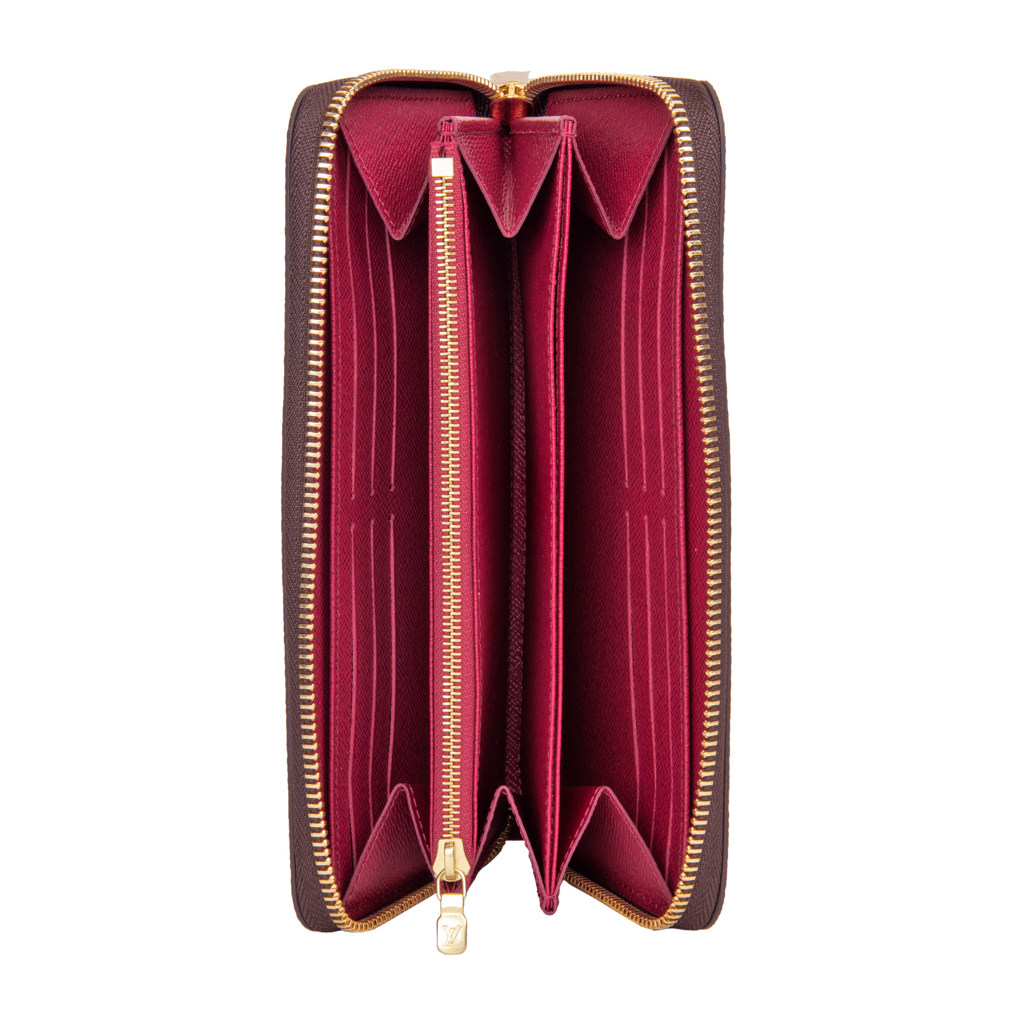Louis Vuitton Zippy Wallet MM, Brown/Fuchsia | Costco