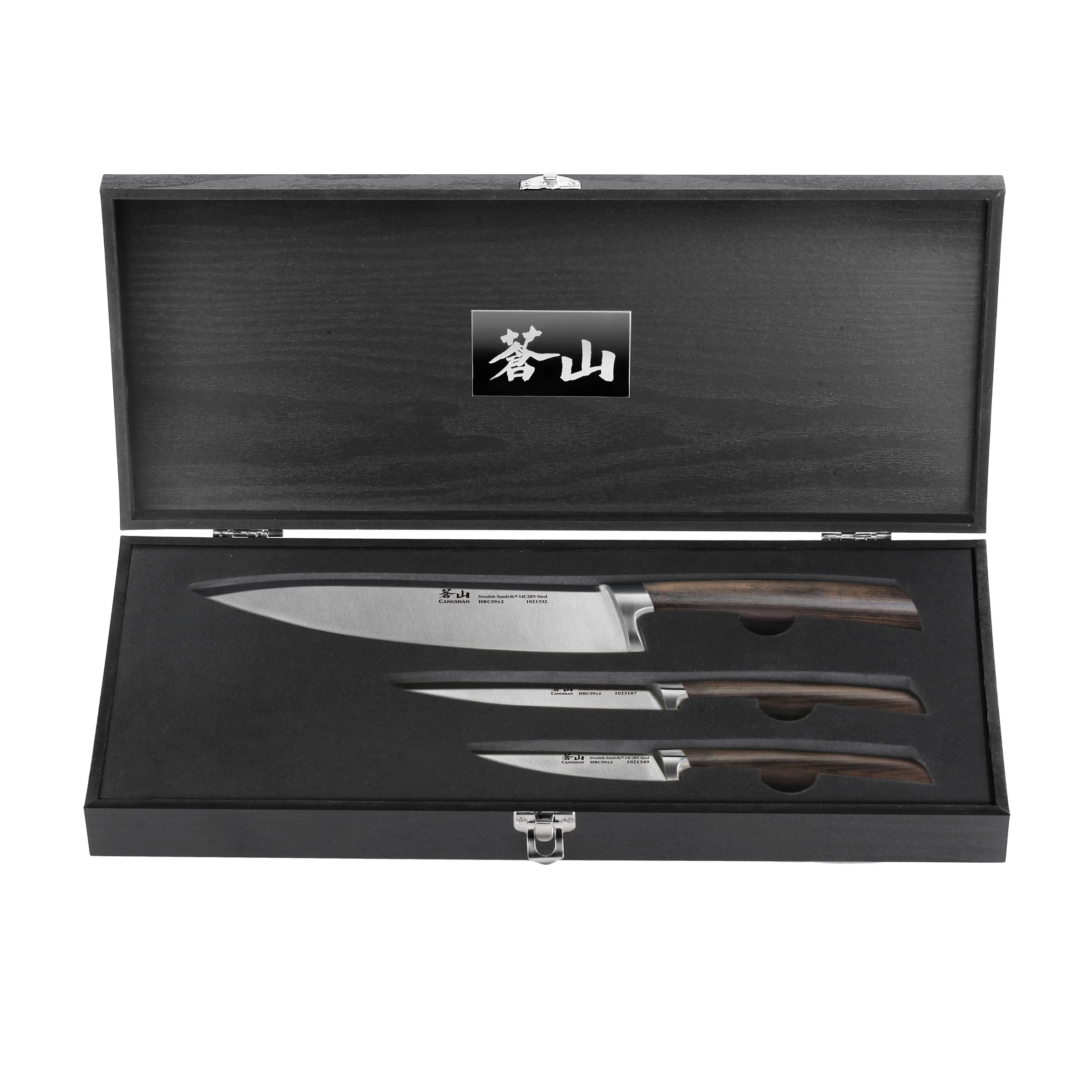Cangshan A Series 3-piece Swedish Steel Forged Knife Set | Costco