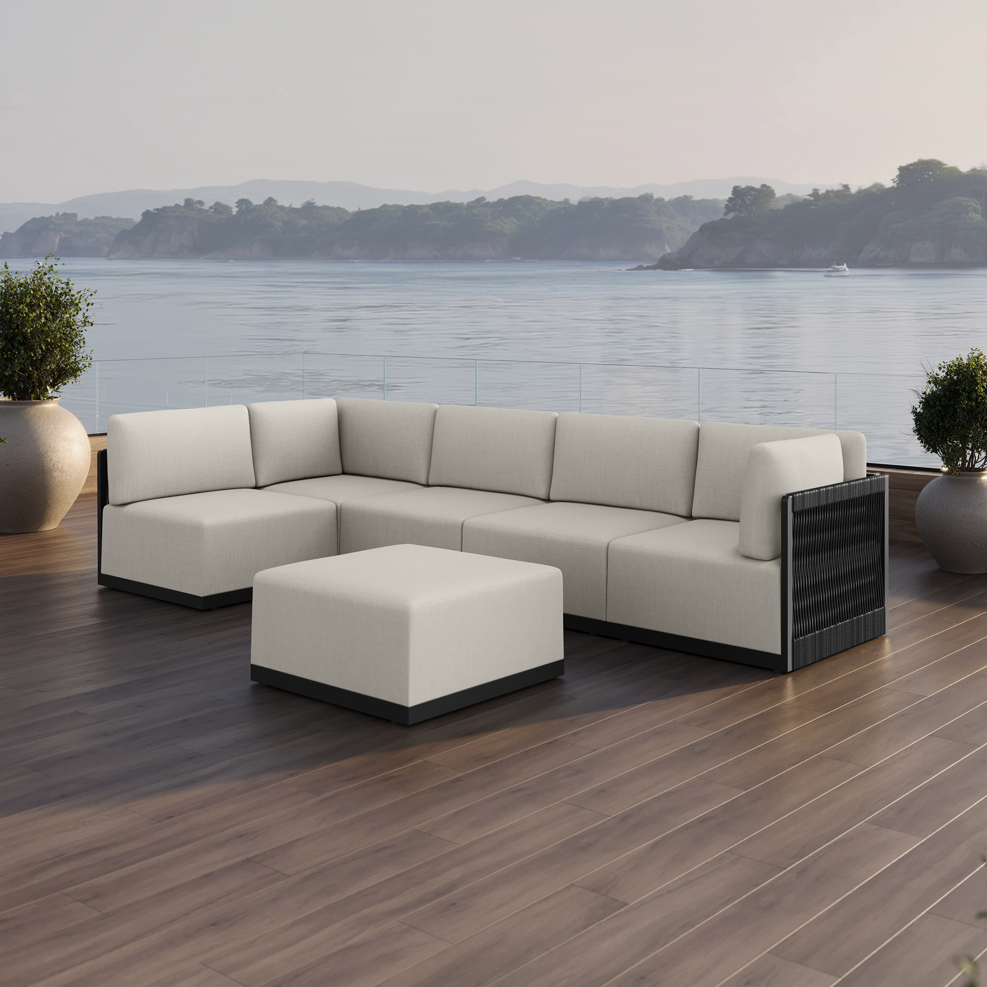 Henredon Annalise 6-piece Outdoor Patio Modular Sectional | Costco