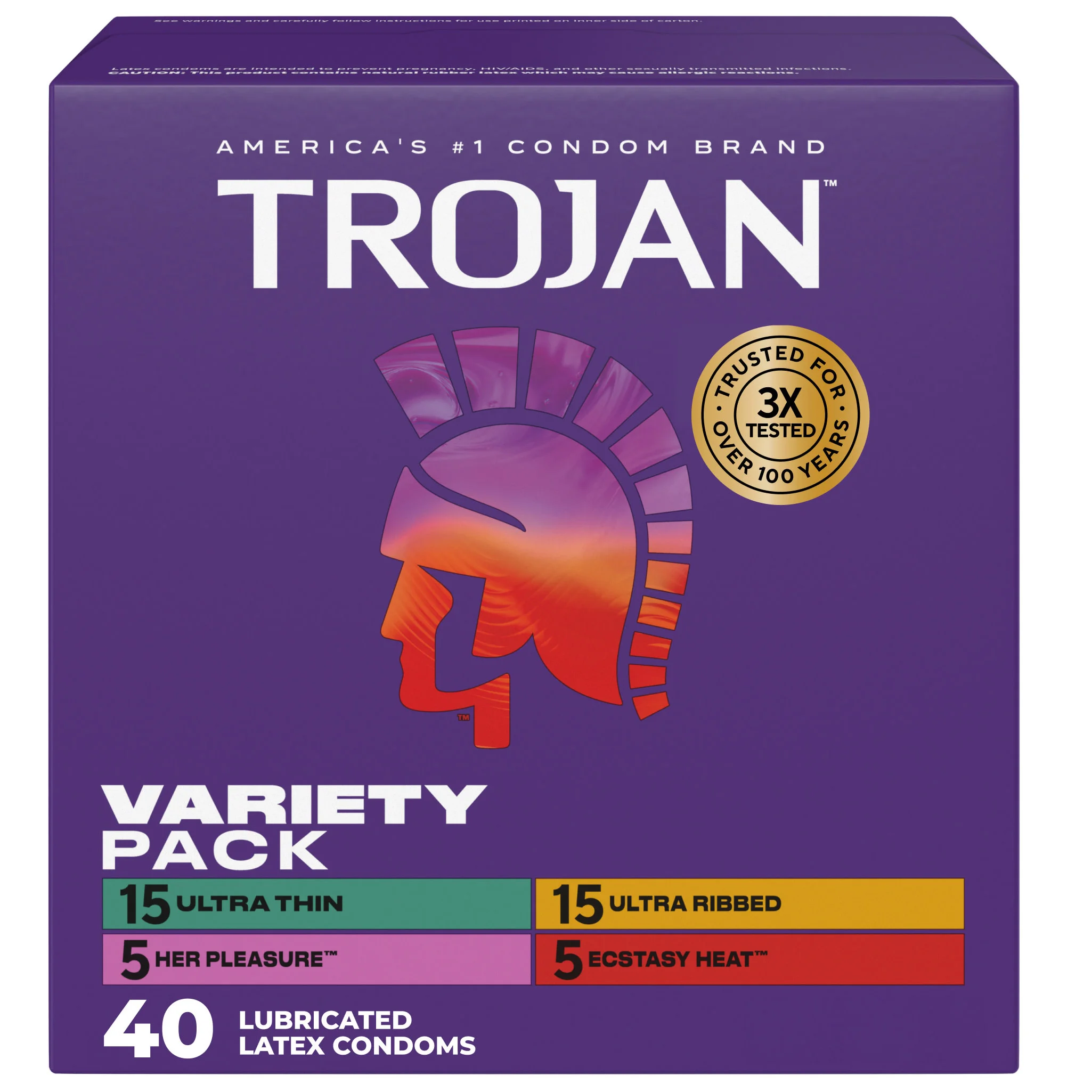 TROJAN Variety Pack, 40 Condoms | Costco