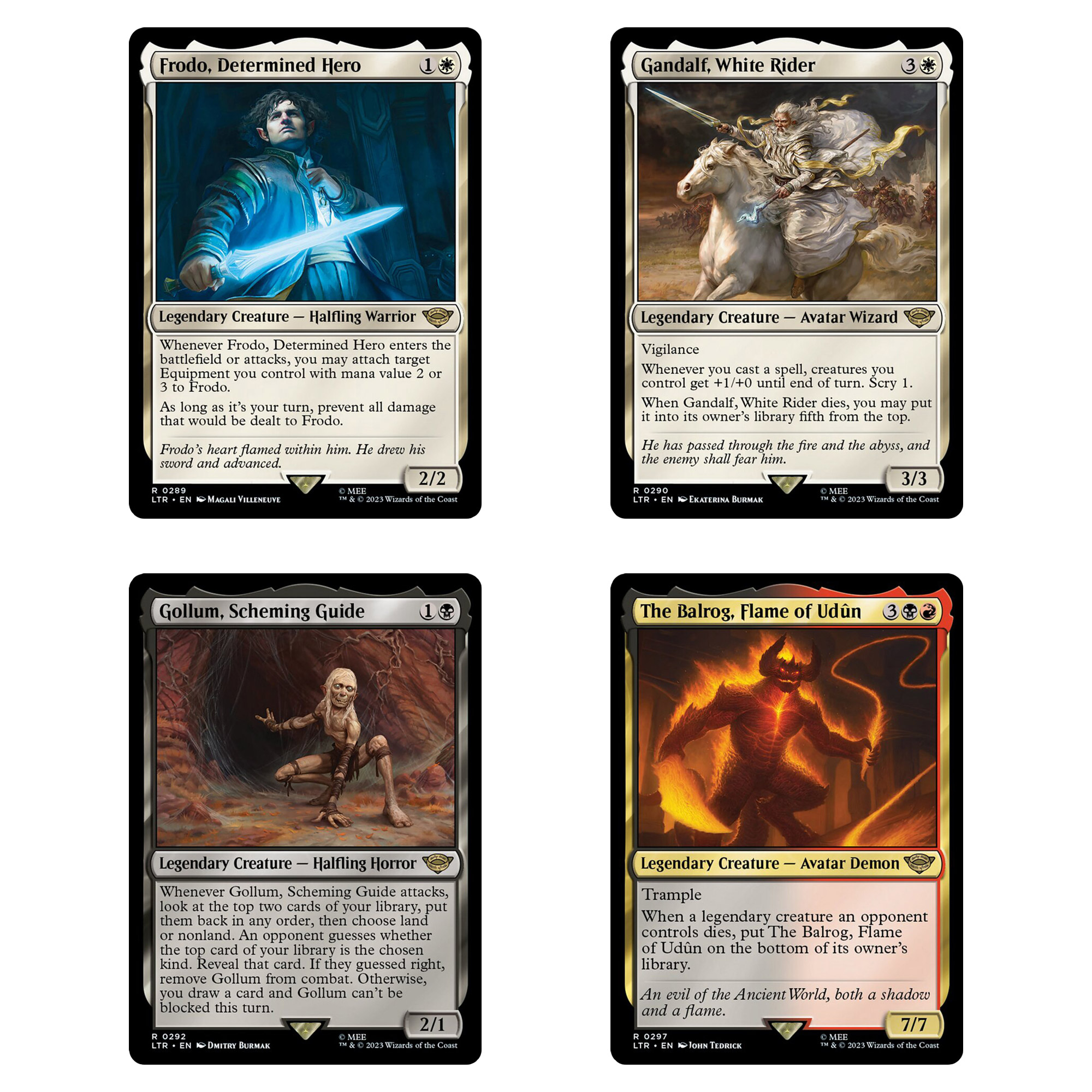 riders of rohan mtg card Lord of the Rings Commander Deck Riders of Rohan