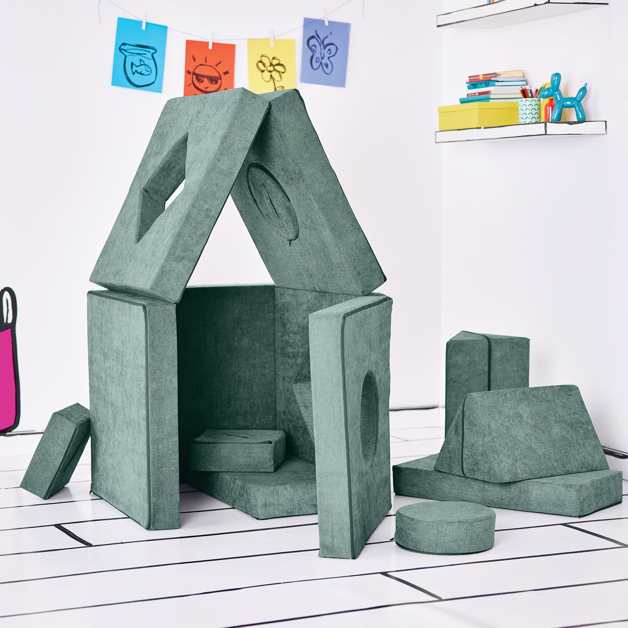 Yourigami Kids Convertible Play Fort | Costco