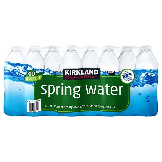 KIRKLAND SIGNATURE SPRING WATER 40/16.9FLOZ(21.125QTS)
