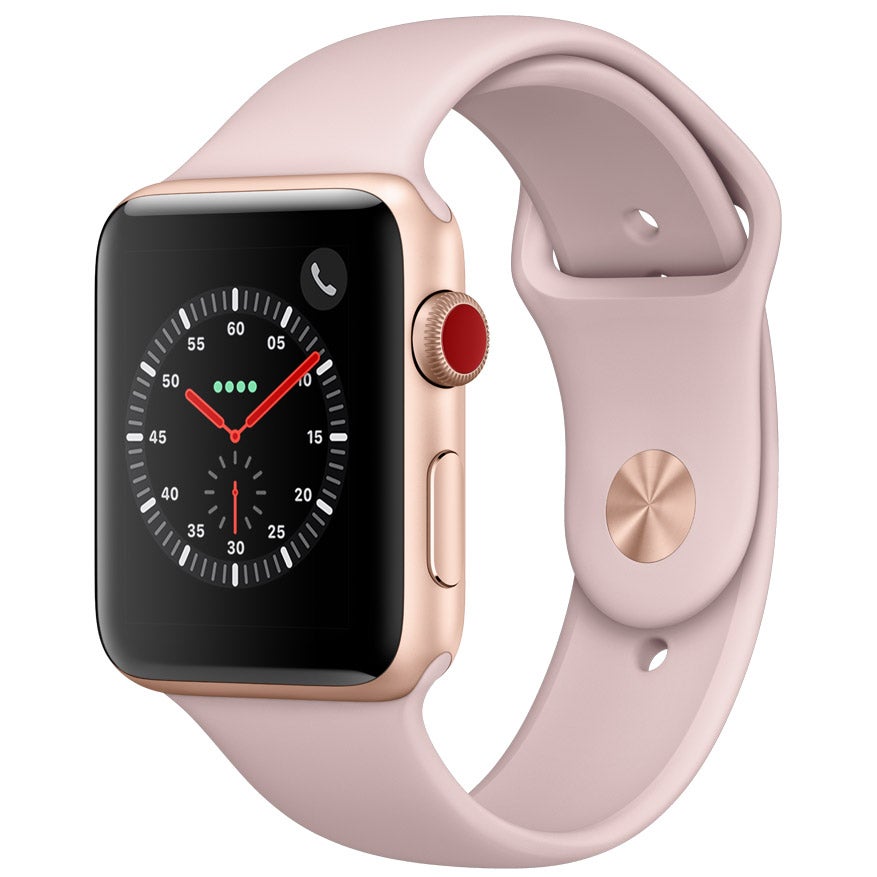 あさん専用 Apple Watch 3 GPS/Cellular ピンクゴールド Apple Watch Series 3 GPS + Cellular with Pink Sand Sport Band