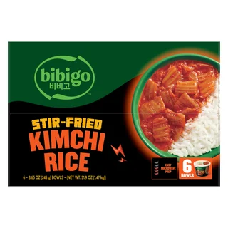 BIBIGO KIMCHI W RICE 6 BOWLS 8.65 OUNCES