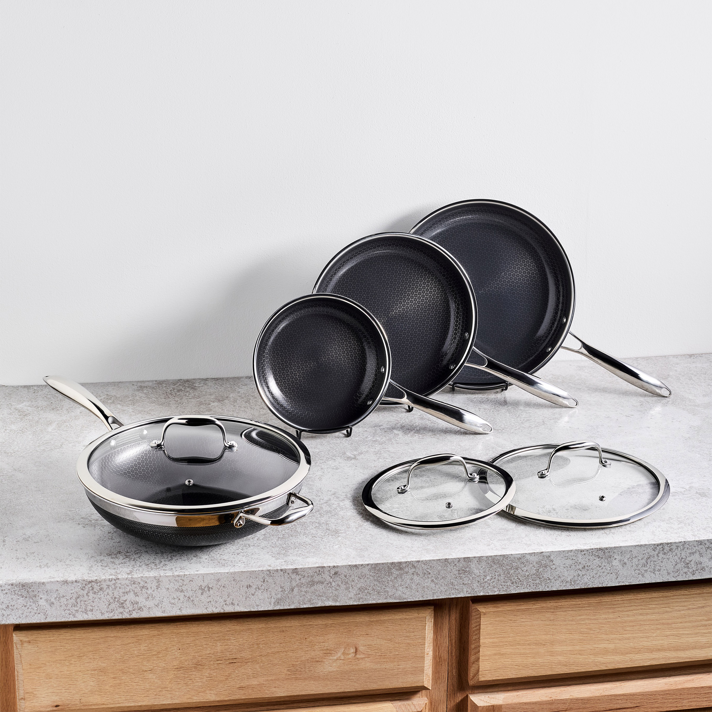 HexClad 7-piece Cookware Set