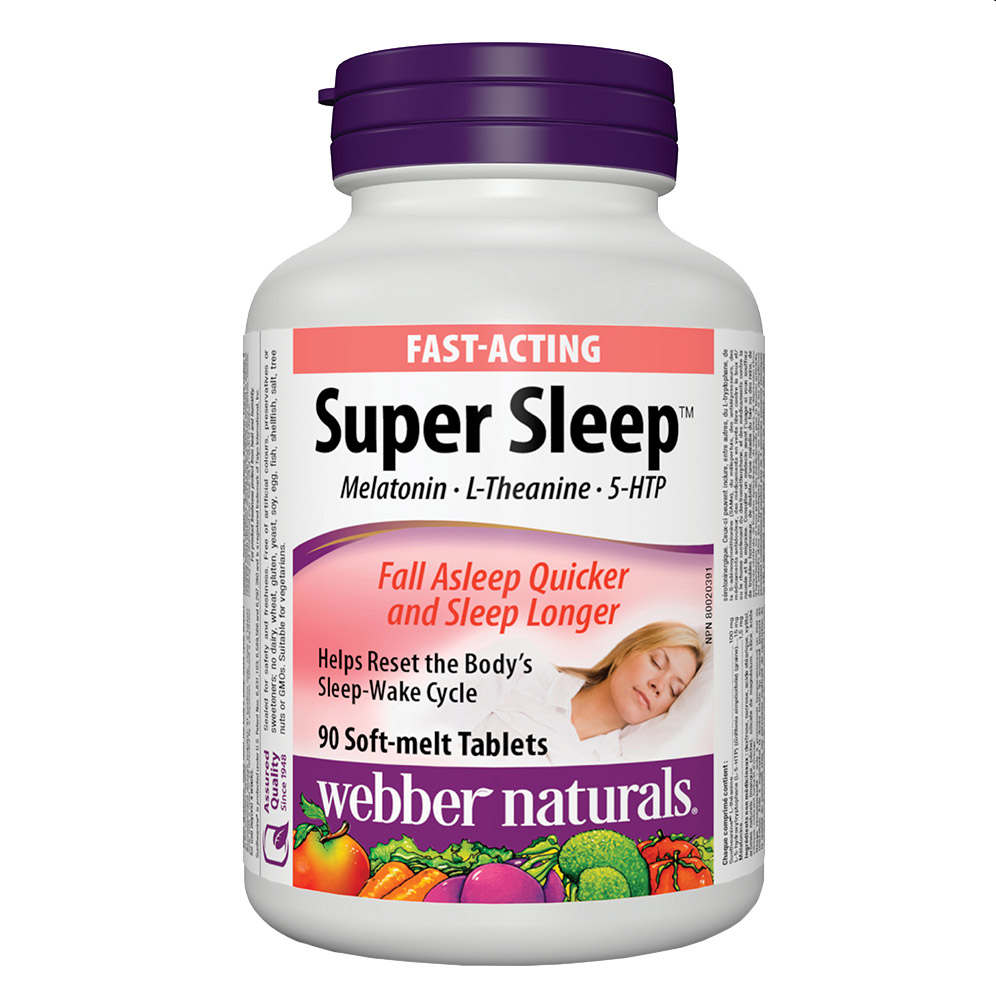 webber naturals Super Sleep, 90 Soft-melt Tablets