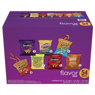 Frito Lay Flavor Mix, Variety Pack, 54-count