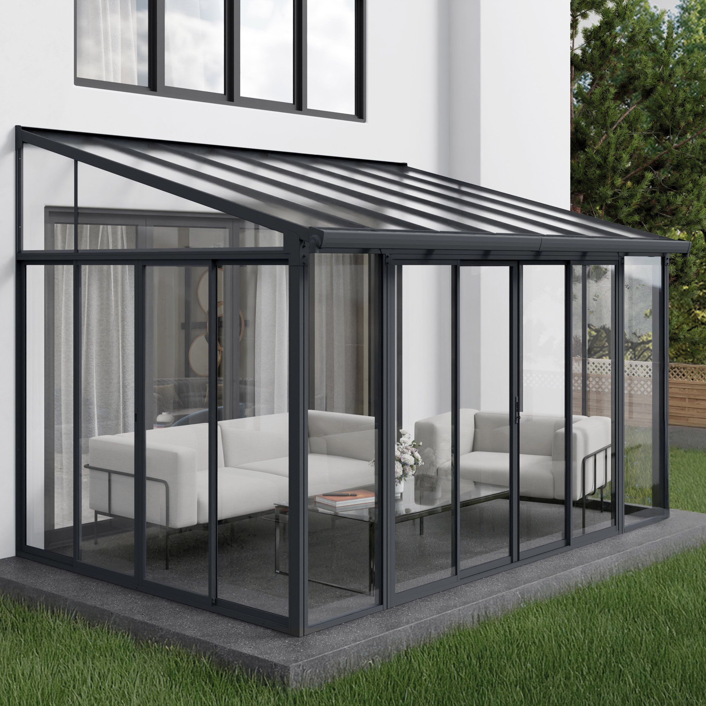 Canopia by Palram SanRemo 10 ft. x 14 ft. Sunroom