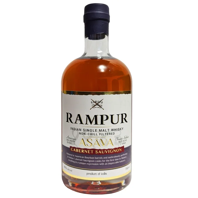 RAMPUR ASAVA SINGLE MALT WHISKY INDIA 750ML