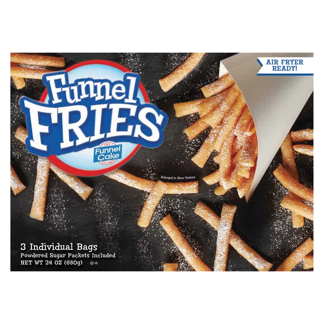 FUNNEL CAKE FACTORY FUNNEL FRIES 90 COUNT 19.5 OUNCES