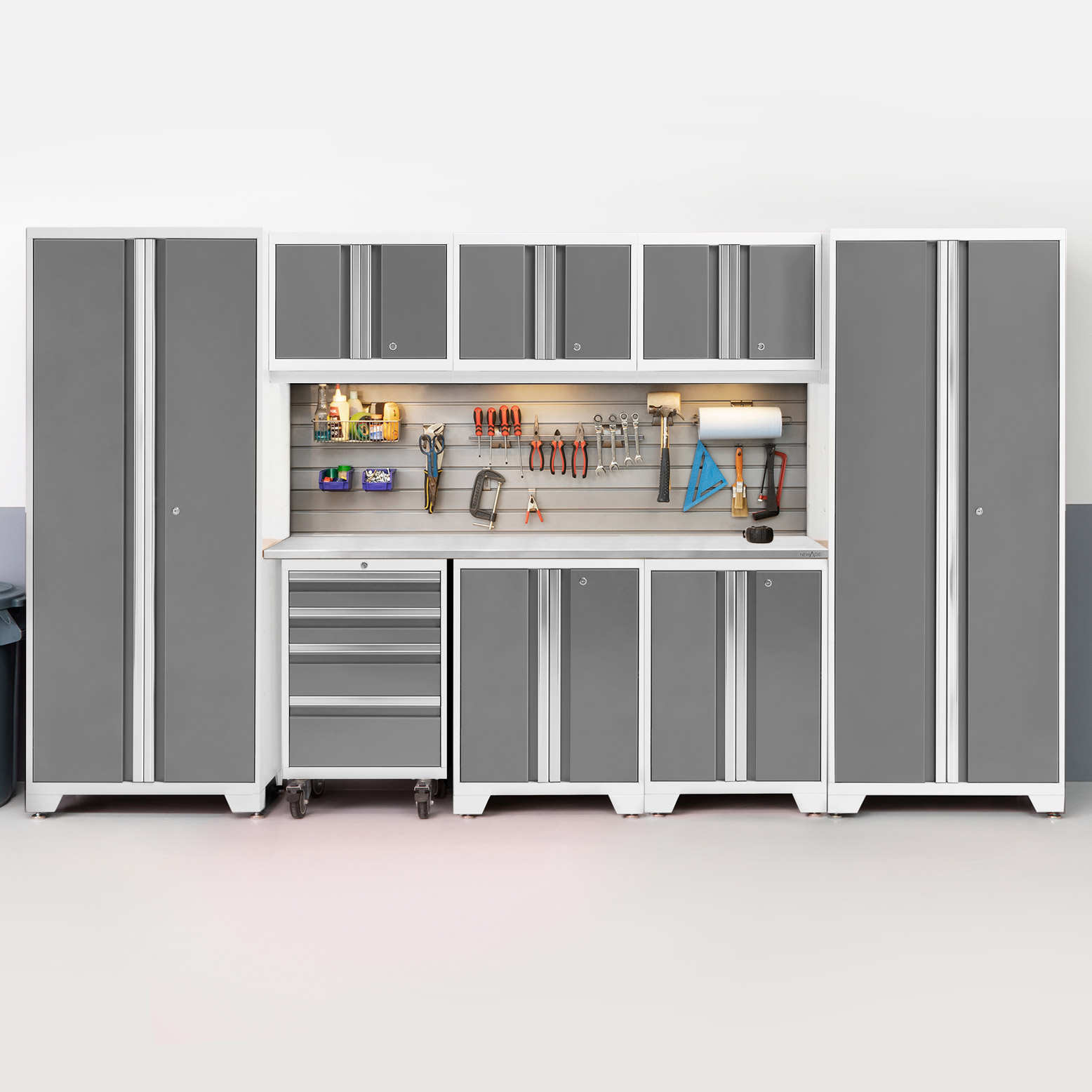 NewAge Products Bold Series 3.0 Cabinetry, 9 pcs