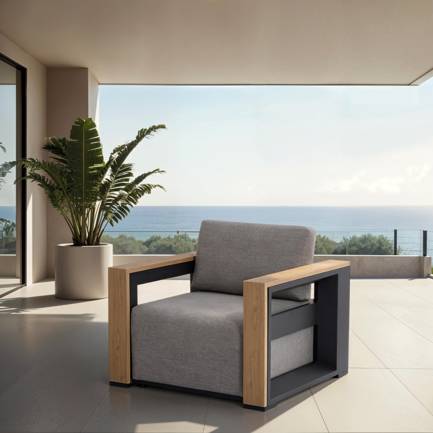 MoDe Ottawa 4-piece Outdoor Patio Deep Seating Set | Costco