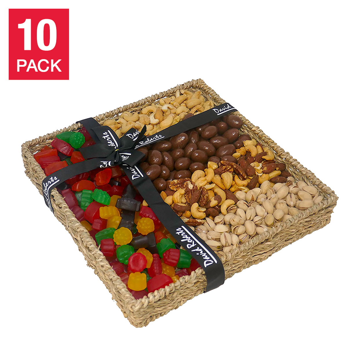 Premium Nut & Candy Gift Tray, 10 × 1.68 kg