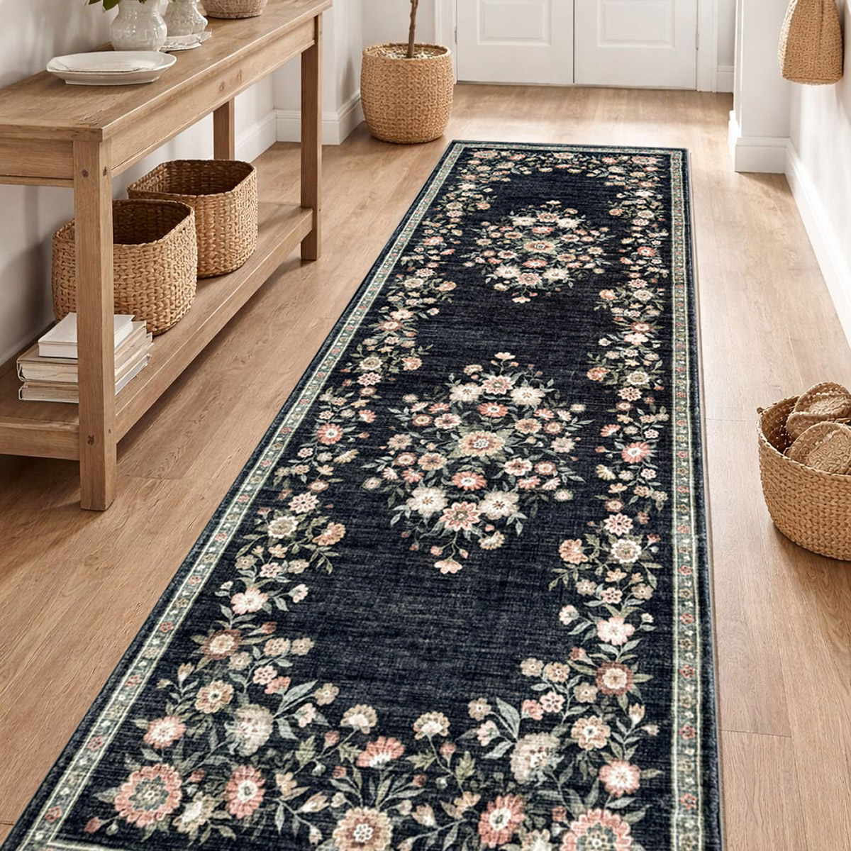Viana Loomie Bloomstead Washable Indoor Area Rug | Costco